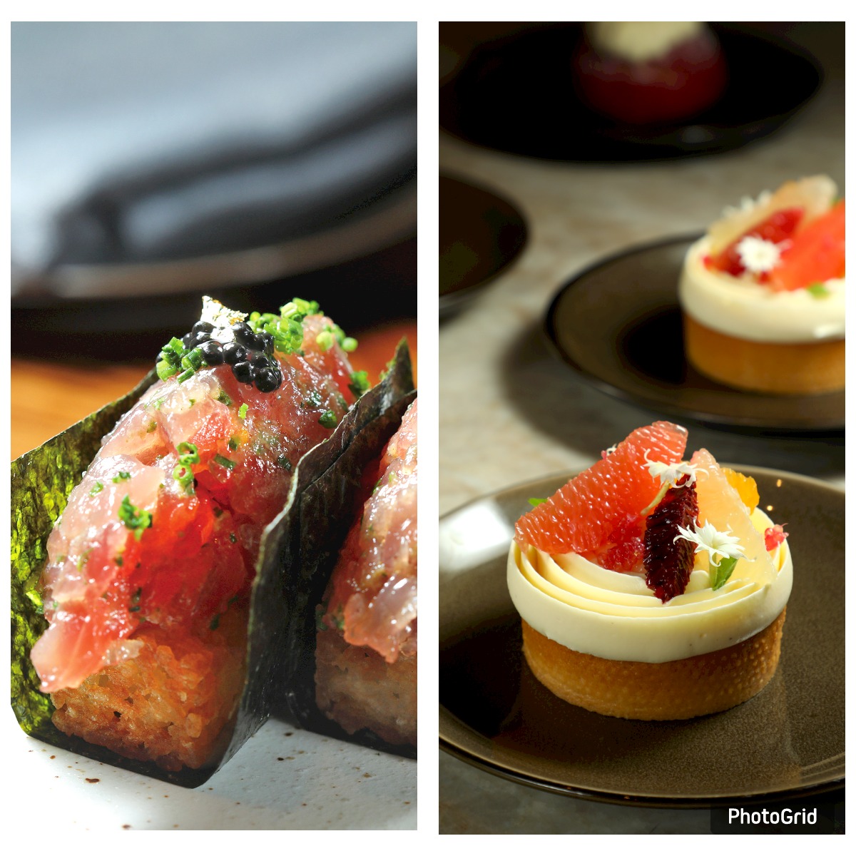 分據Prefecture 48大門兩側的「Ibushi」與「Dear Florence」，一間是爐端燒，一間是甜品店。