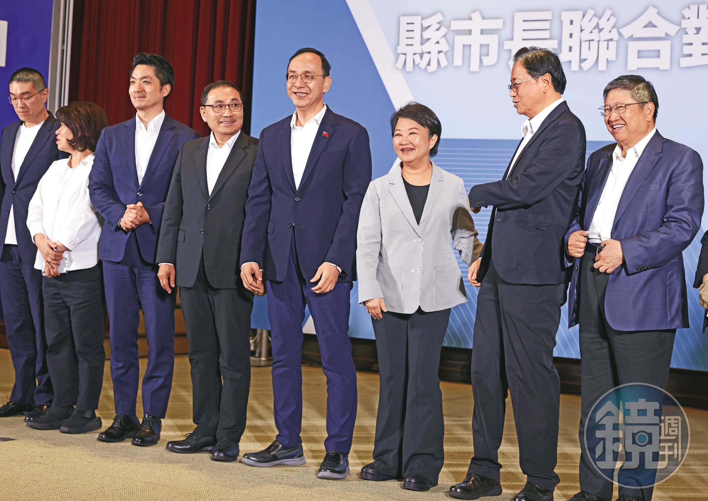 朱立倫號召15縣市長,商討美關稅衝擊問題,陣仗猶如小型全代會。