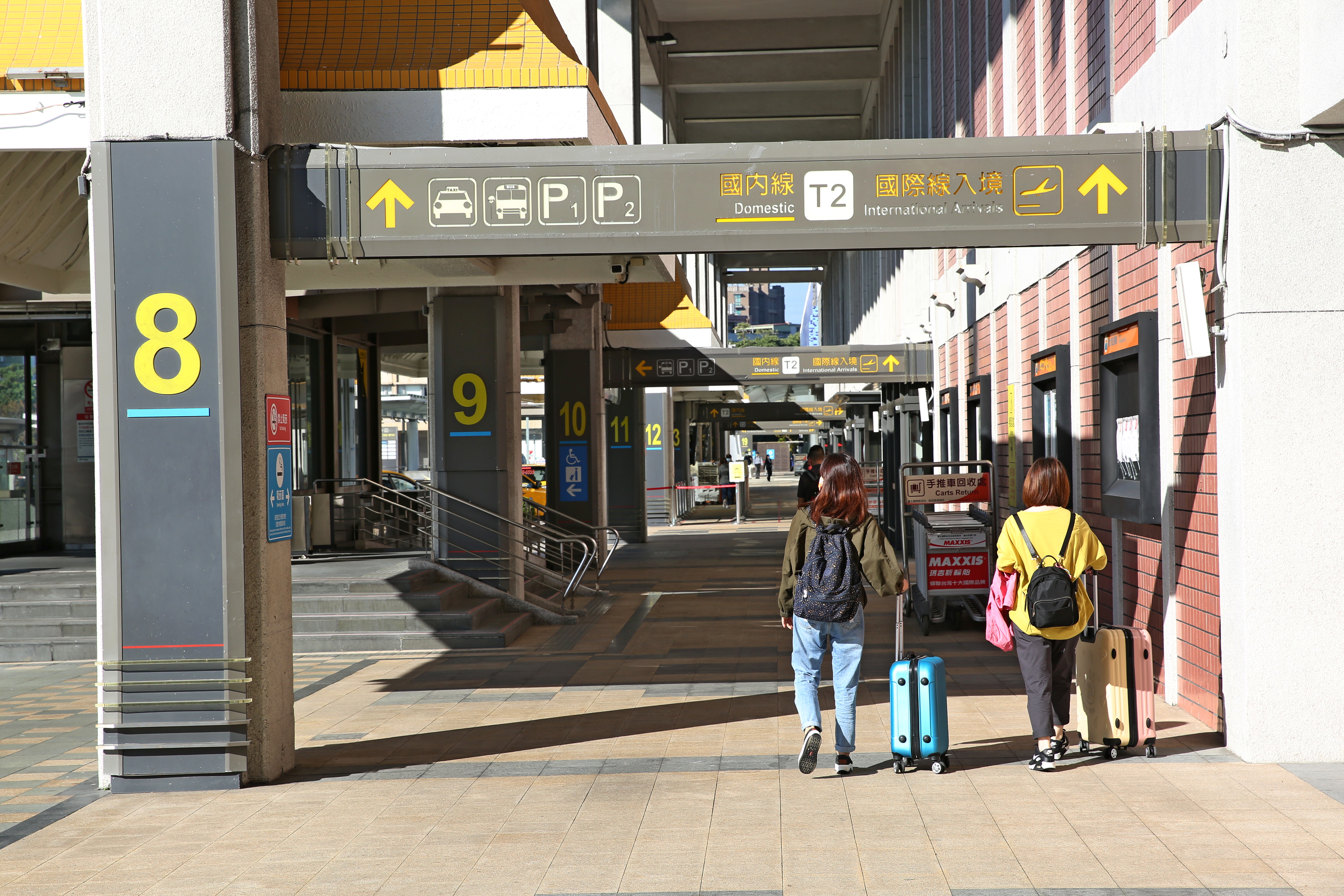 松山機場國際航線今日下午驚傳跳電情況。（本刊資料照）