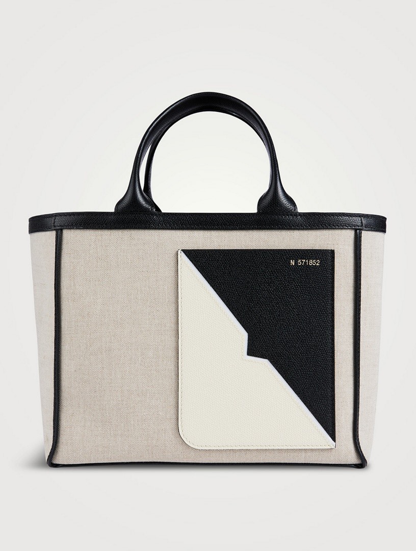 Canvas Tote包款。價格店洽(Valextra提供)