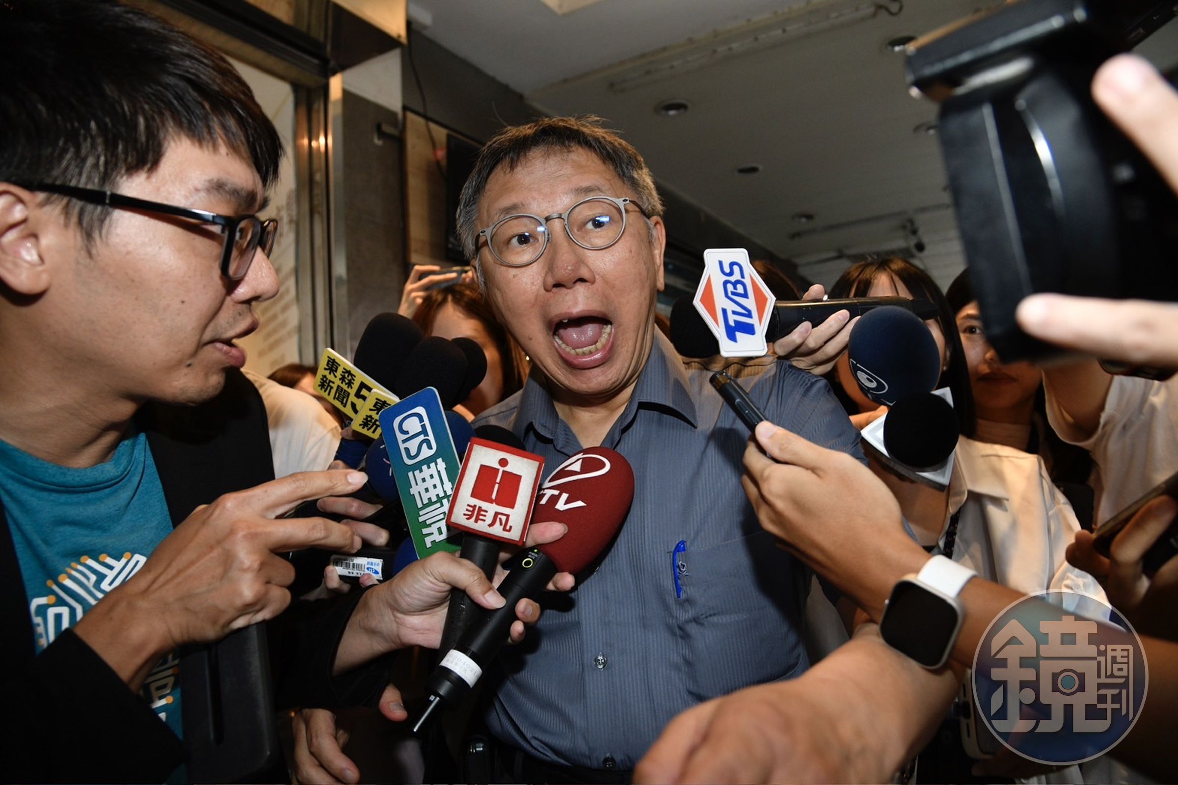 柯文哲近日身陷政治獻金風暴中,導致民眾黨也陷入創黨以來最大危機。(本刊資料照)