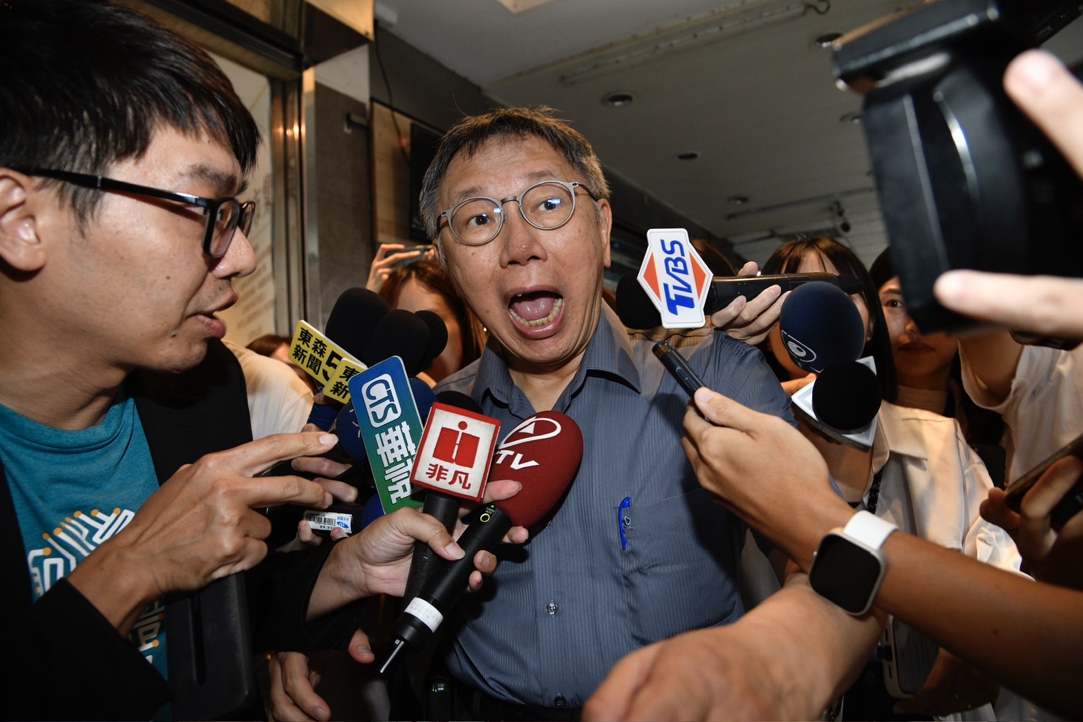 柯文哲近日身陷政治獻金風暴中，導致民眾黨也陷入創黨以來最大危機。（本刊資料照）