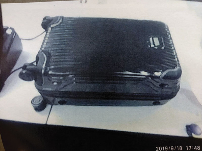 陳明文曾在高鐵列車上遺落裝有300萬元現金的行李箱,引發熱議。(嘉檢提供)