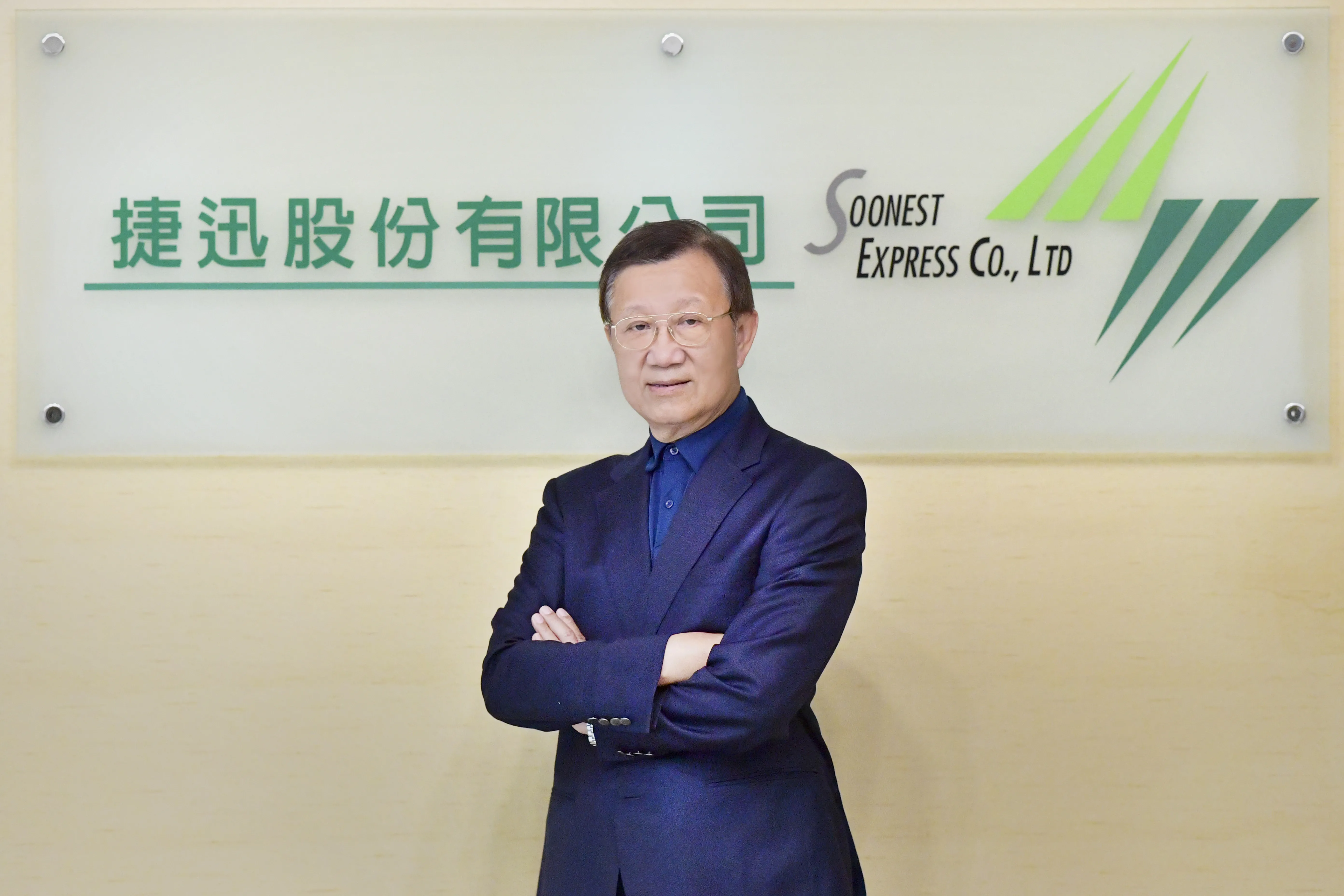 捷迅董事長顧城明於今年初法人說明會上對市場的預告：「今年公司成長力道將顯著增強，並全面帶動獲利能力提升。」(業者提供)