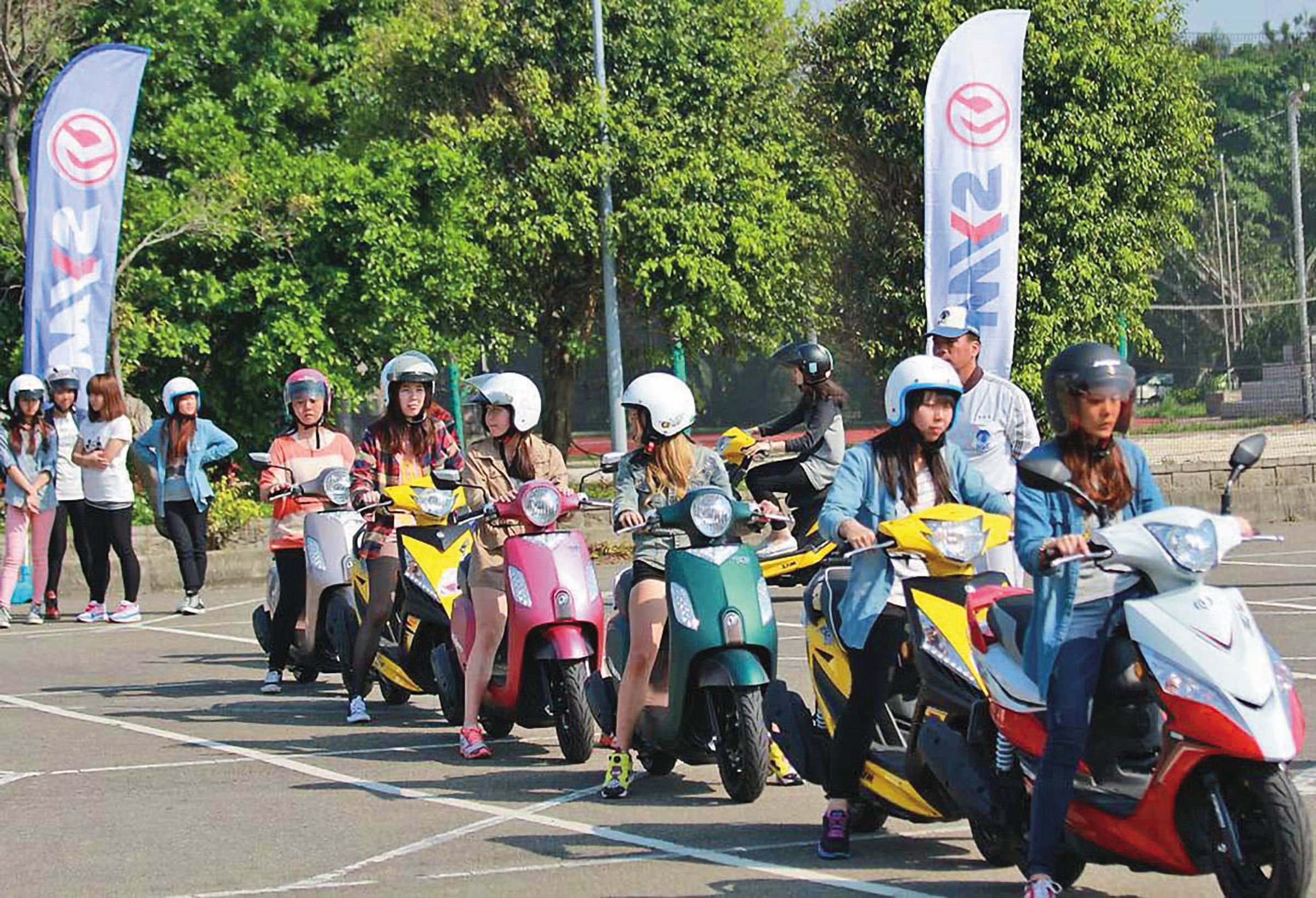 三陽機車在台灣市占率頗高，黃世惠與女兒已退出經營階層。（翻攝SYM-SanYang Motor臉書）