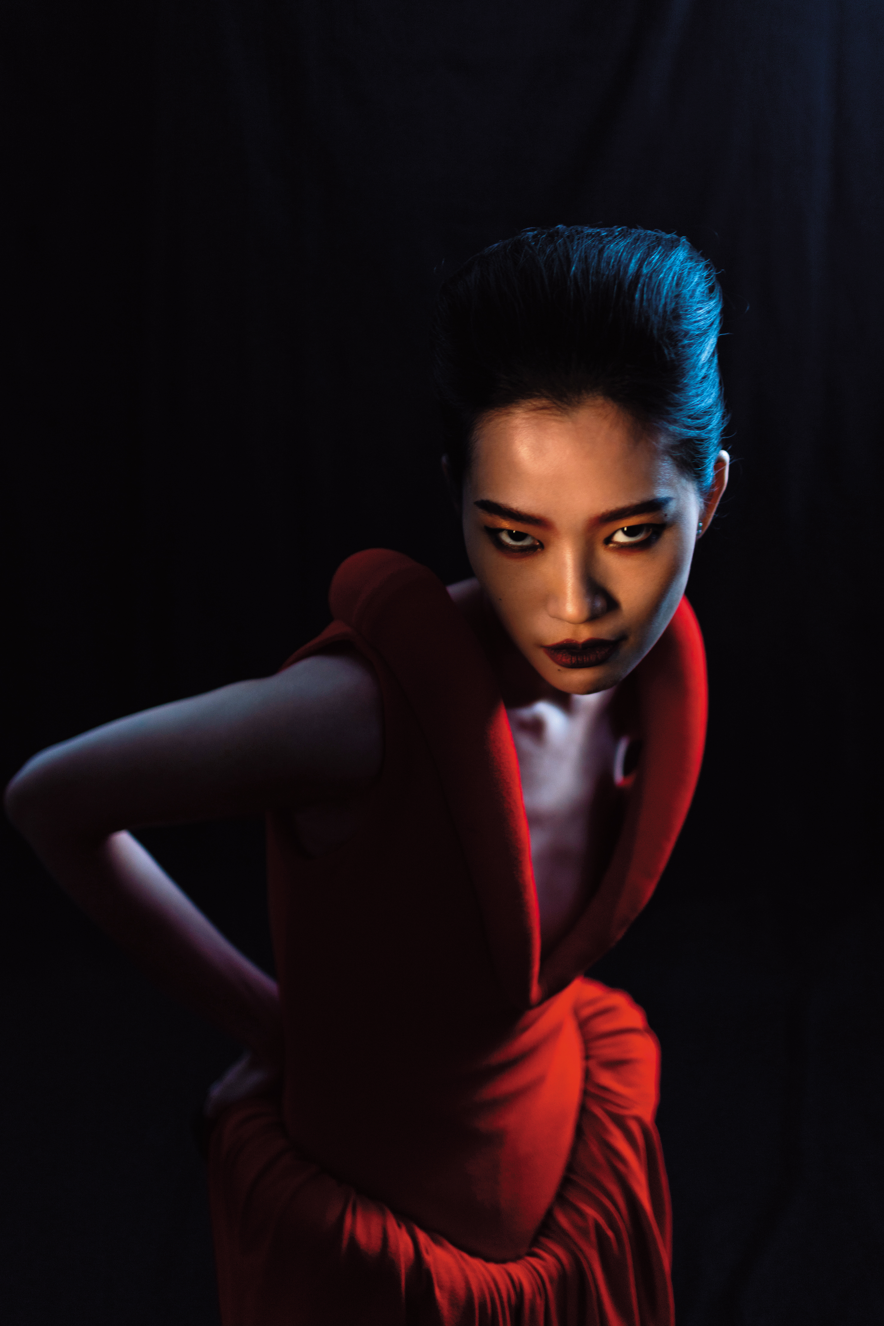紅色立體結構洋裝 價格店洽 by BOTTEGA VENETA