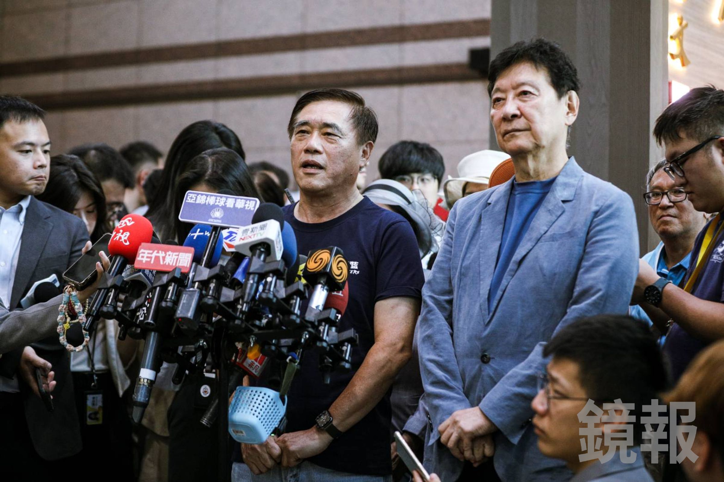 郝龍斌強調,他要當「造王者」「造后者」,不會用黨主席身分來謀取個人政治利益。(鏡報鄒保祥攝)