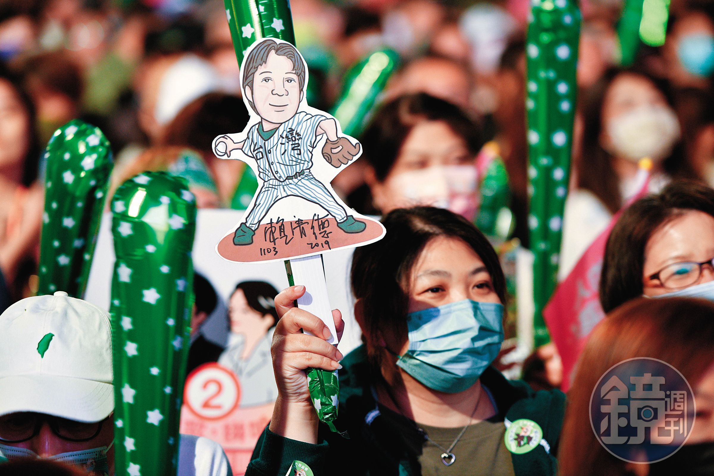 賴清德喜愛的棒球運動,也成為此次選戰文宣主軸之一。