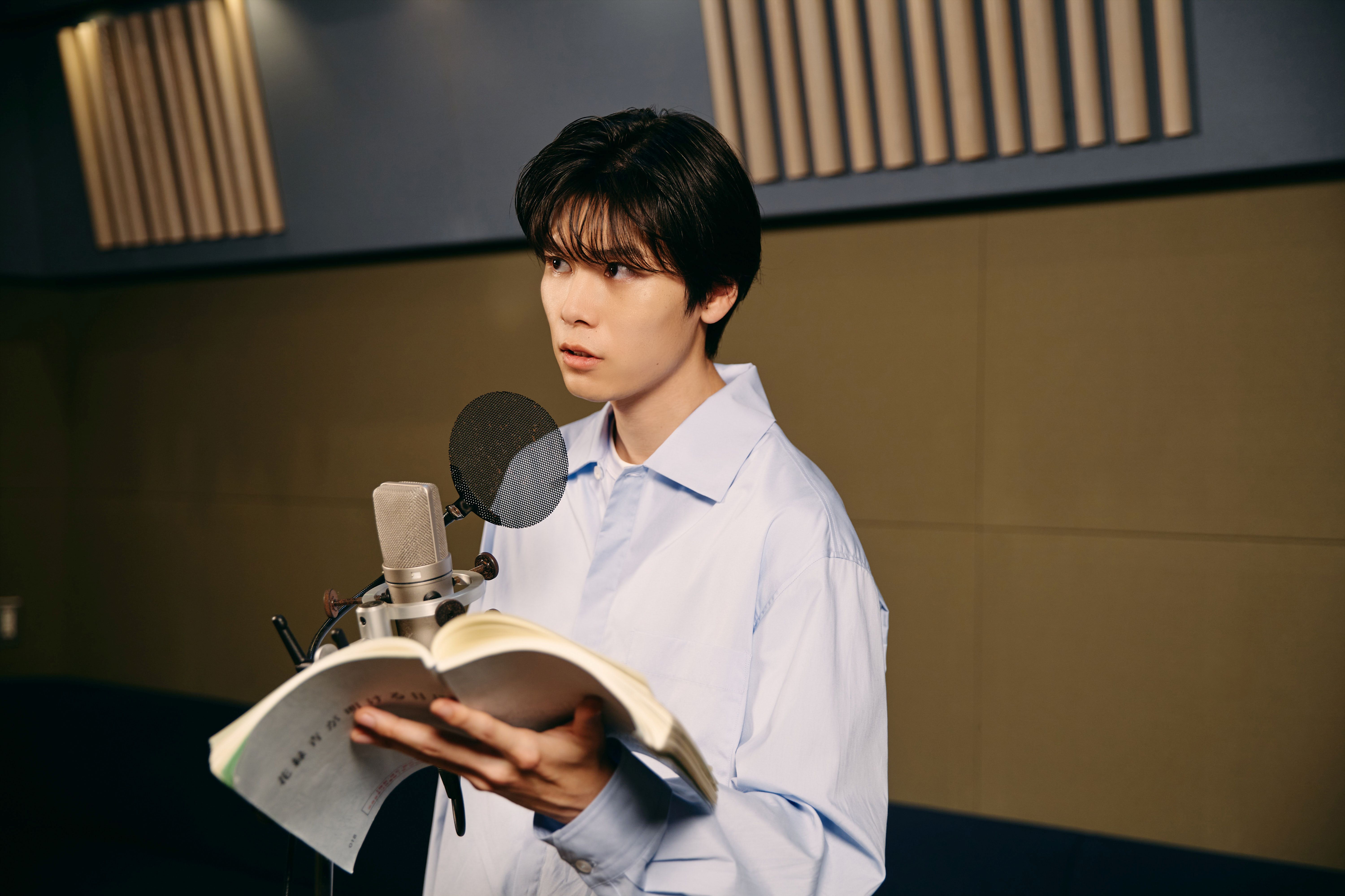 萩原利久為長篇動畫《花綠青綻放之時》配音壓力很大。（華映提供）