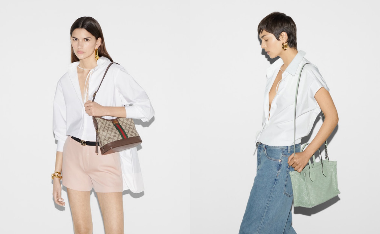 GUCCI全新OPHIDIA系列女士包款有著多種樣貌，以百搭之姿讓女人能掌握時尚潮流。（古馳提供）