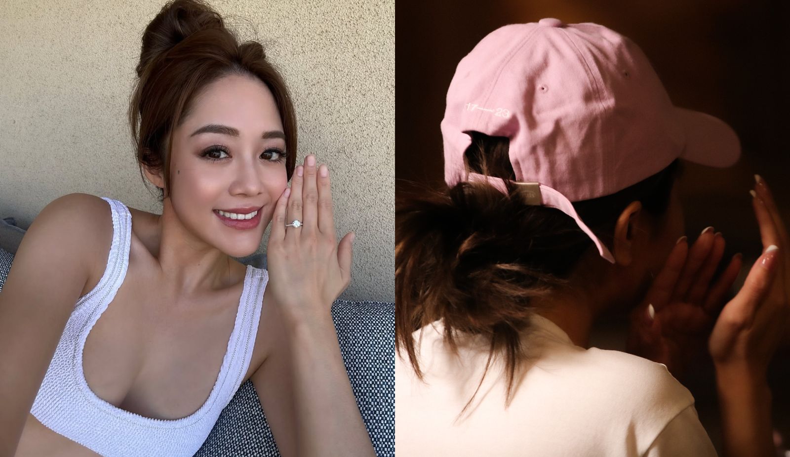 林千又（左圖）遭前好友L小姐（右圖）爆料三字經不離口。（翻攝林千又IG、鏡報提供）