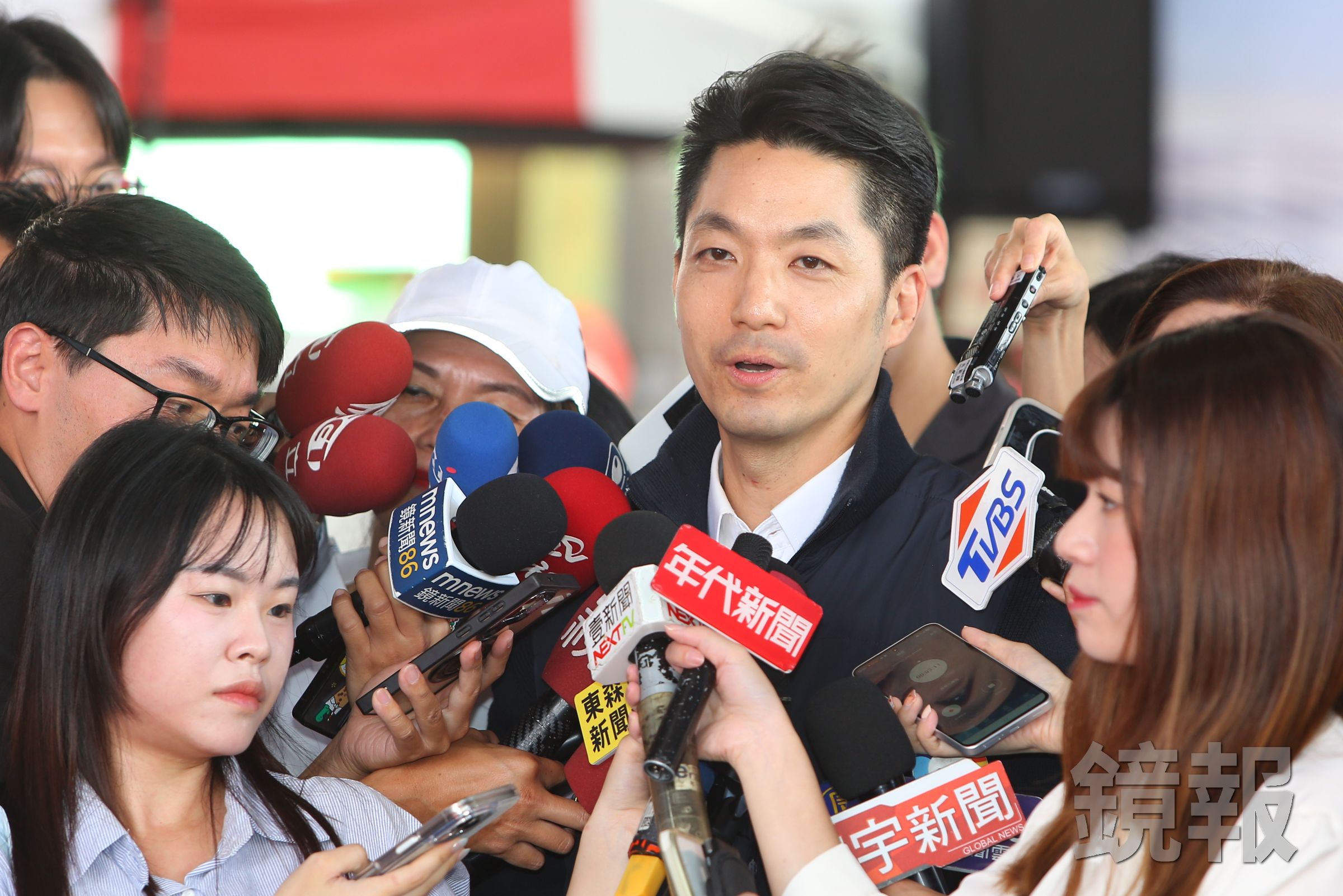 針對喊醫療後送「不是每件都急重症」挨轟,蔣萬安做出回應。(鏡報姜永年攝)