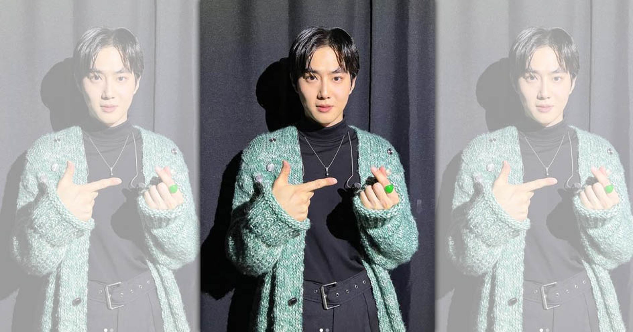 EXO的SUHO,曾在飯店健身房運動時發現針孔攝影機。(翻攝自的SUHO臉書)