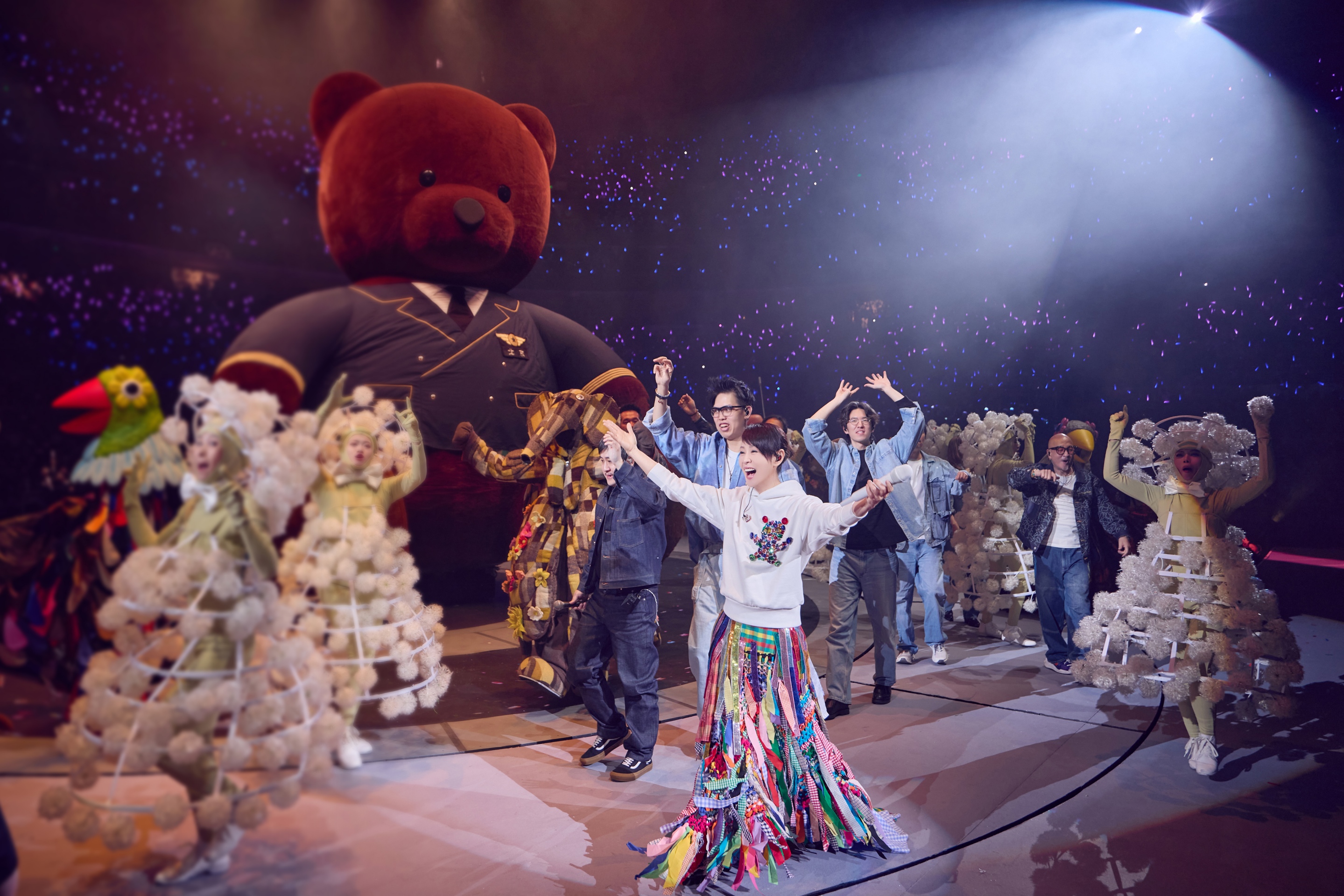 劉若英跨年夜在北京與歌迷跨年。（相信音樂提供）