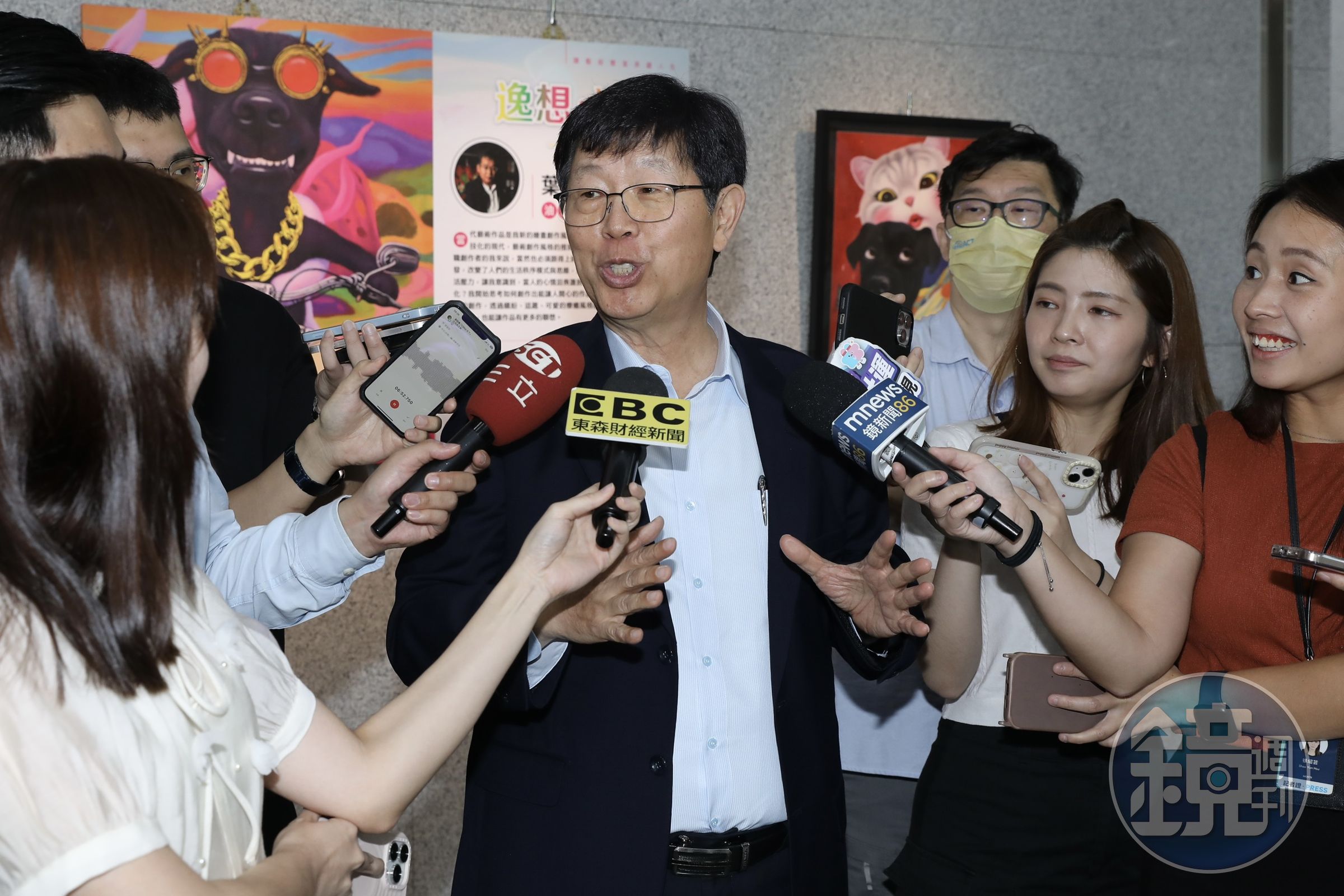 鴻華先進劉揚偉出席股東會對股東豪氣喊話「上市5年要賺錢」。