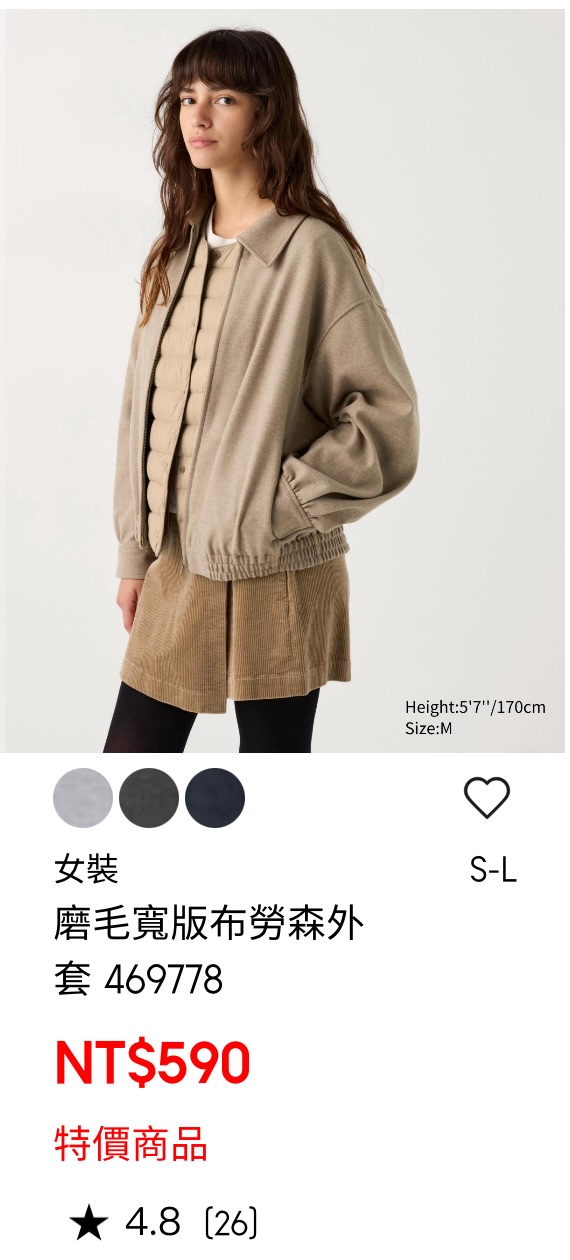 UNIQLO一件特價外套引起網友討論。（翻攝自Threads）