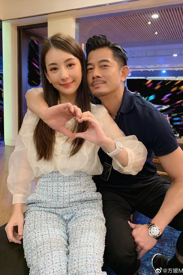 方媛與郭富城相差22歲。(微博)
