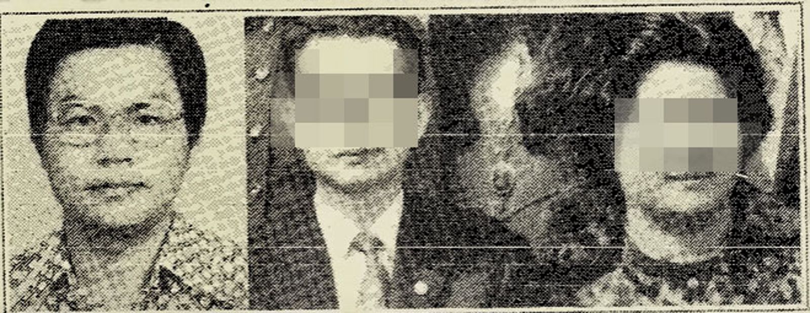 陳雲輝(左)為奪財產,將岳父母殺害後,殘忍分屍。死者夫婦(中、右)賣掉超市,準備移民阿根廷與女兒、女婿團聚,未料卻遭女婿謀殺分屍。(翻攝畫面)