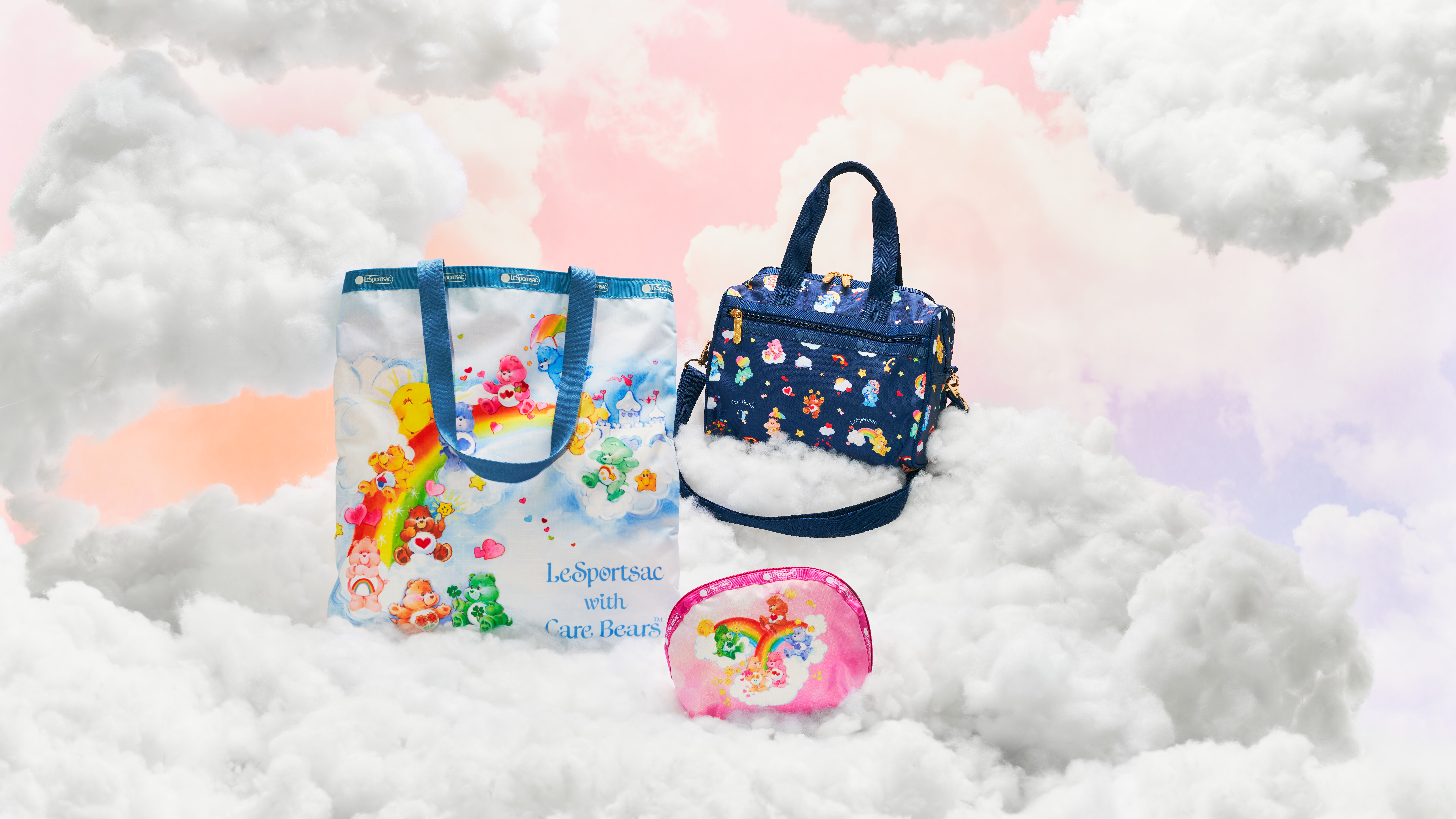 LeSportsac x Care Bears 2025秋季聯名系列。（藍鐘提供）
