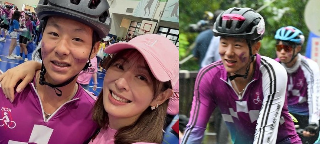 成年禮環島之路染血但不失光芒，賈永婕哽咽見證孩子成長。（翻攝自賈永婕臉書）