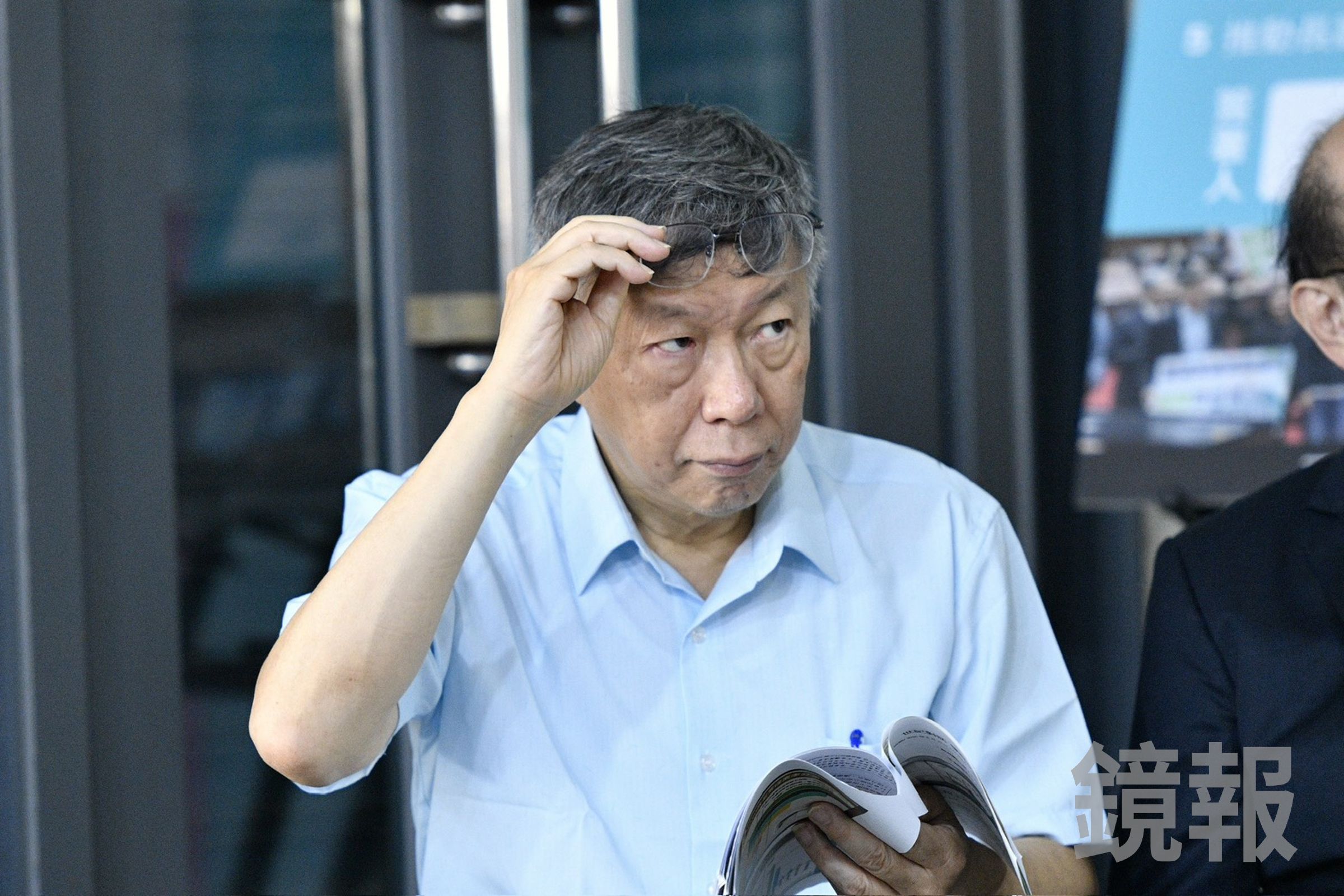 柯文哲因為已有行程安排,預計不會出席725反毒油集會。(鏡報李智為)