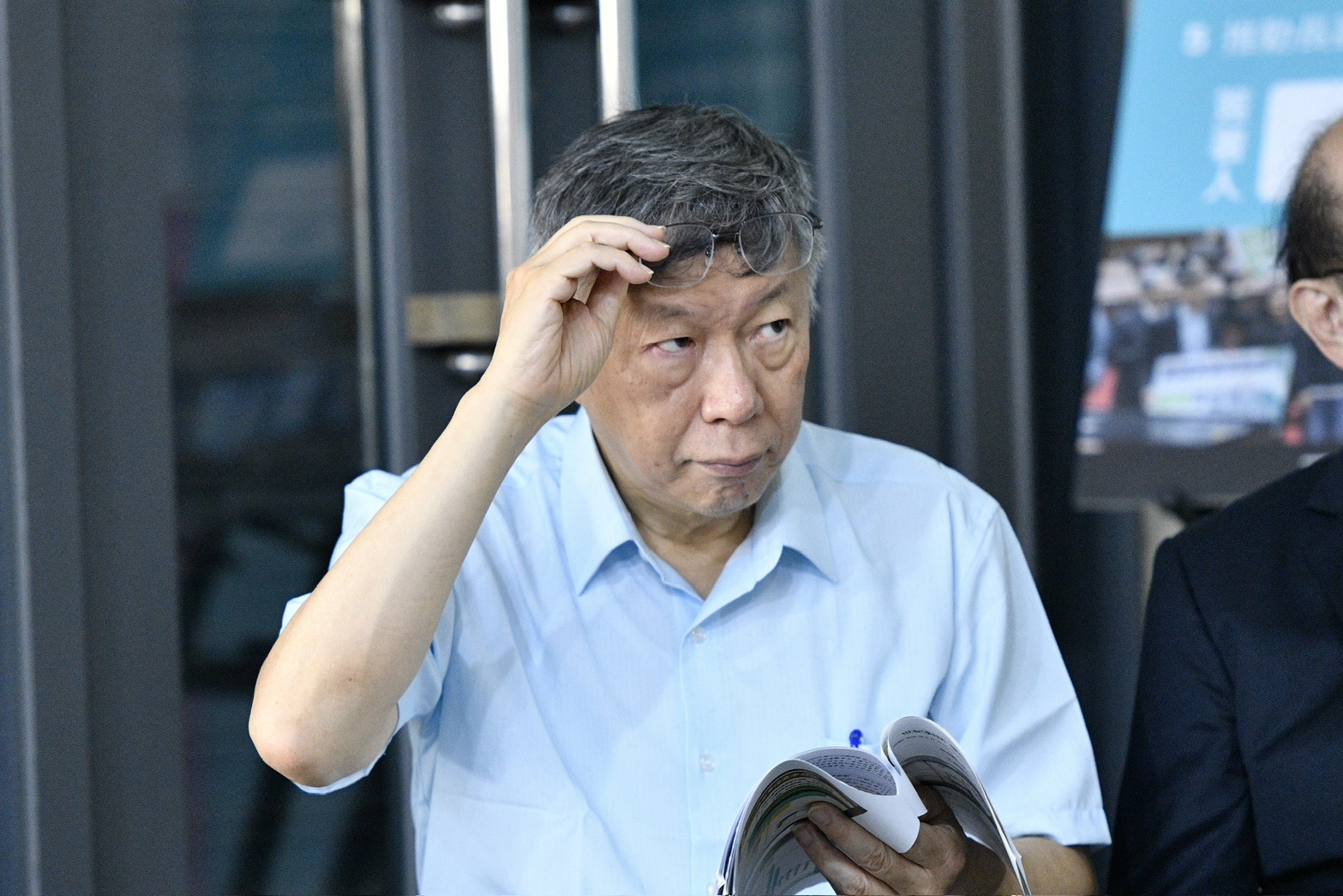 柯文哲因為已有行程安排，預計不會出席725反毒油集會。（鏡報李智為）