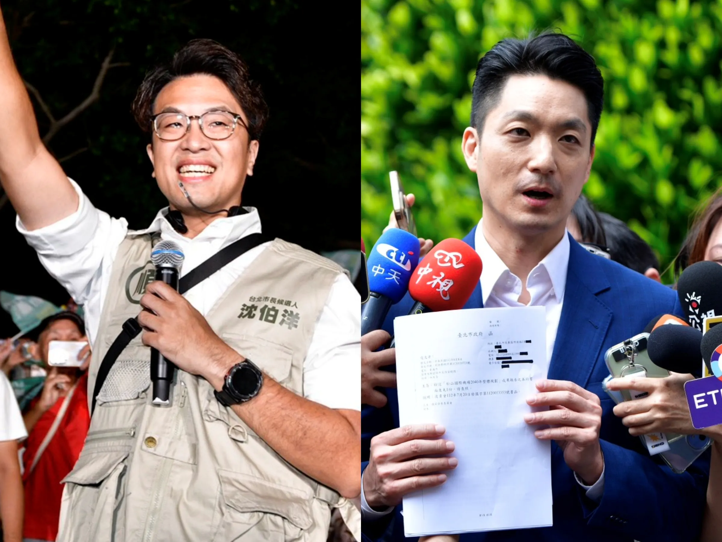 台北市長首場電視辯論會敲定！沈伯洋、蔣萬安10/31交鋒　連辯2小時