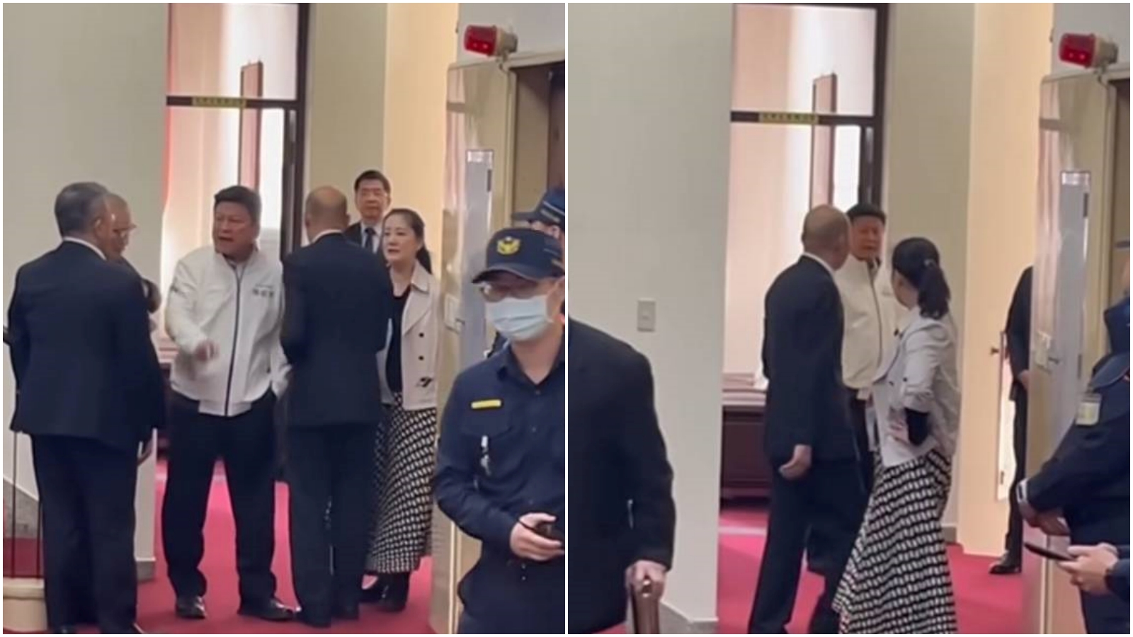 傅崐萁爆走飆罵過程全都被拍下。（翻攝蘇巧慧臉書）