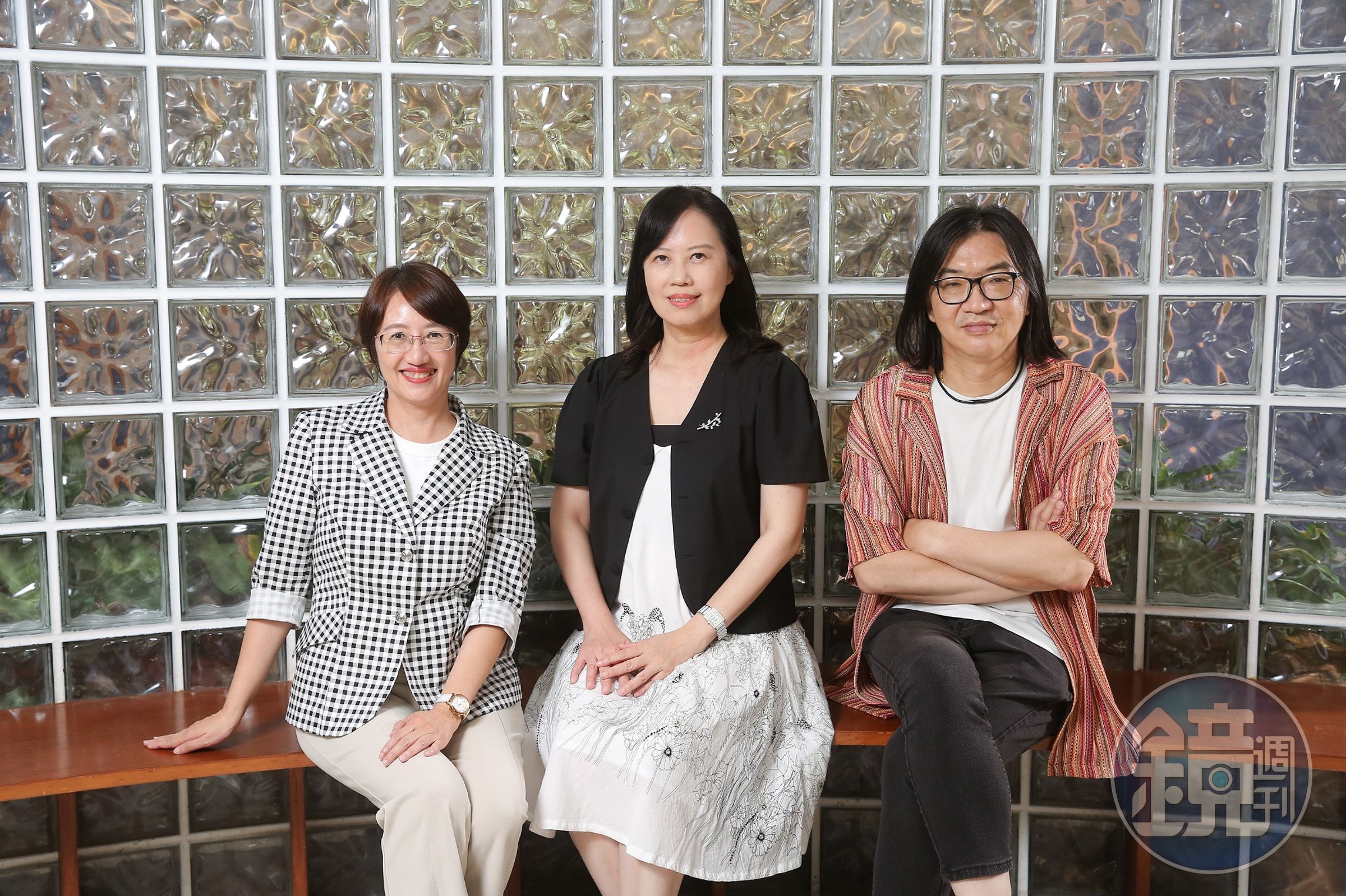 公視數位內容部經理謝玒玲(左起)、總經理徐秋華與製作人張世傑,今年將為公視+推出一系列具公視品牌精神及獨特性的內容。