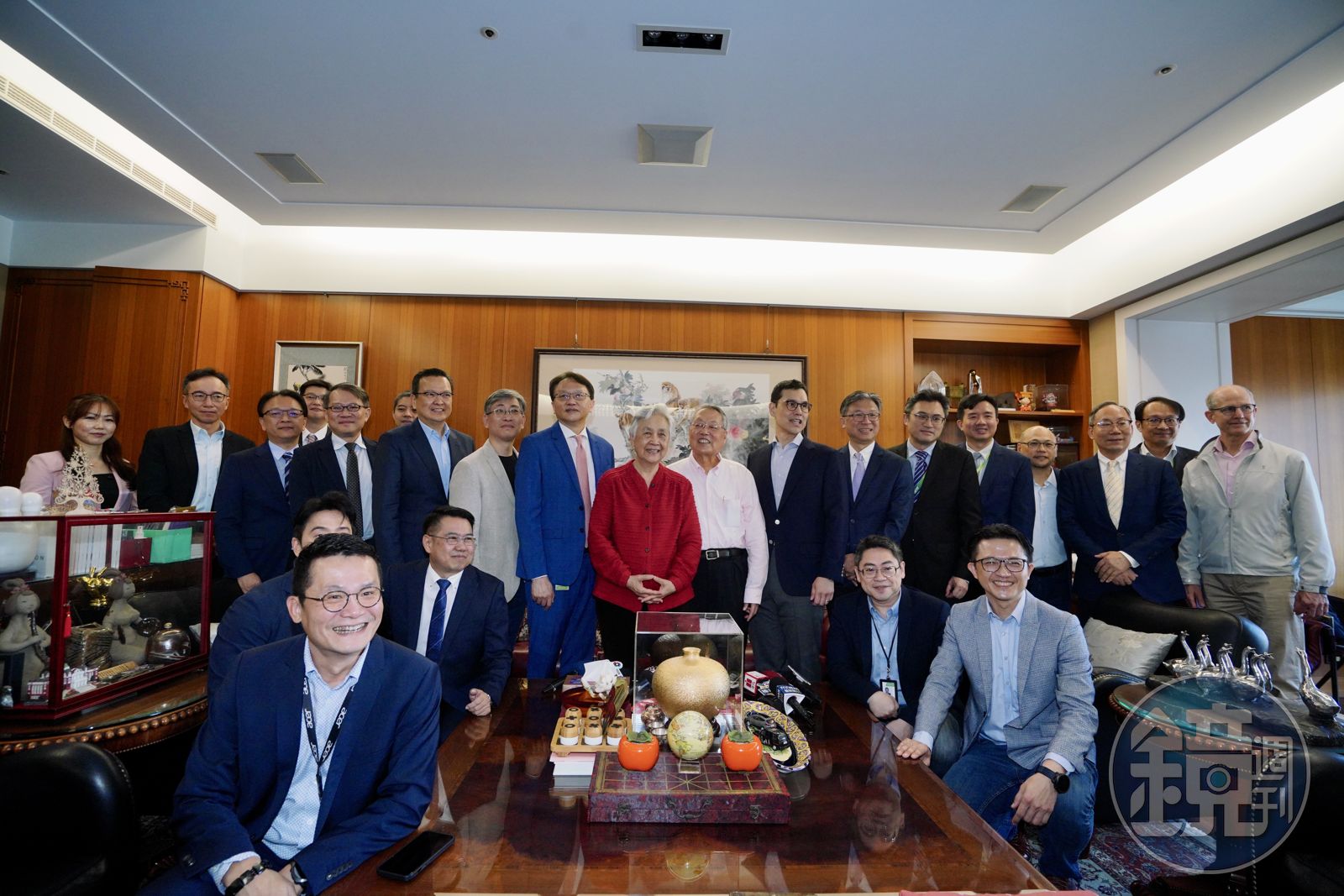 宏碁高層每年都會到宏碁創辦人施振榮家來一個新春開工團拜！