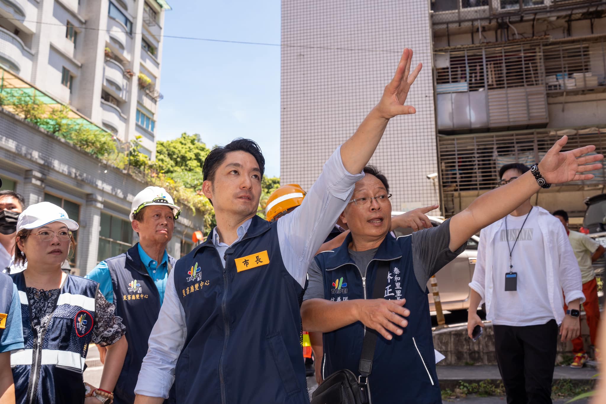 蔣萬安表示，關於颱風假，北北基桃會統一宣布。（翻攝蔣萬安臉書）