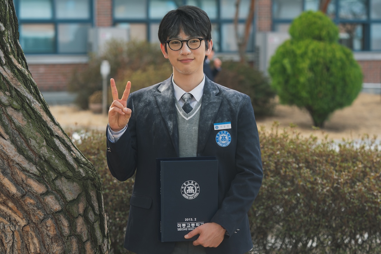 GOT7朴珍榮在新劇《魔女》穿上高中制服。（friDay影音提供）