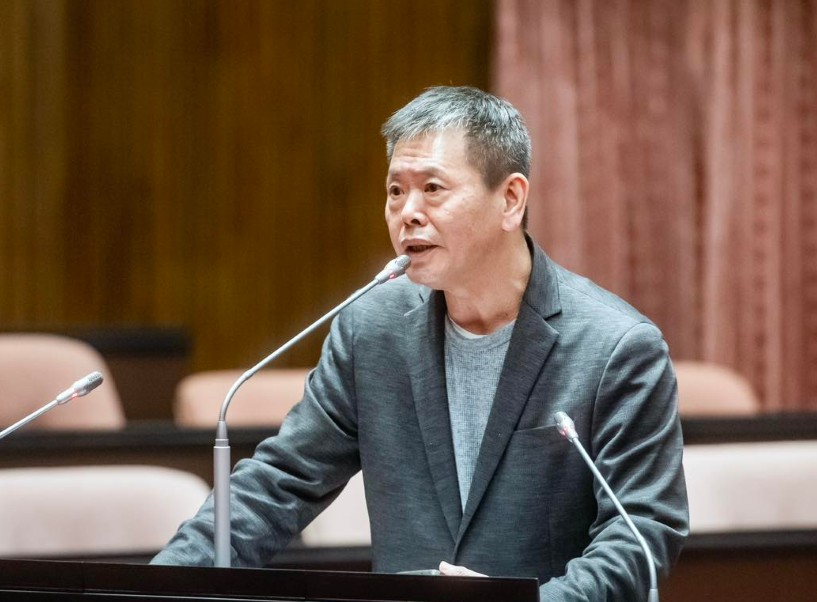 前立委林為洲砲轟藍營新竹縣長初選制度不公。（翻攝林為洲臉書）