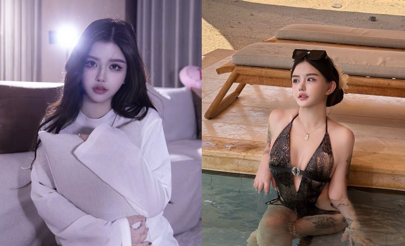 中國網紅韓安冉4度婚姻全告終，坦言不適合結婚。（翻攝自韓安冉微博）