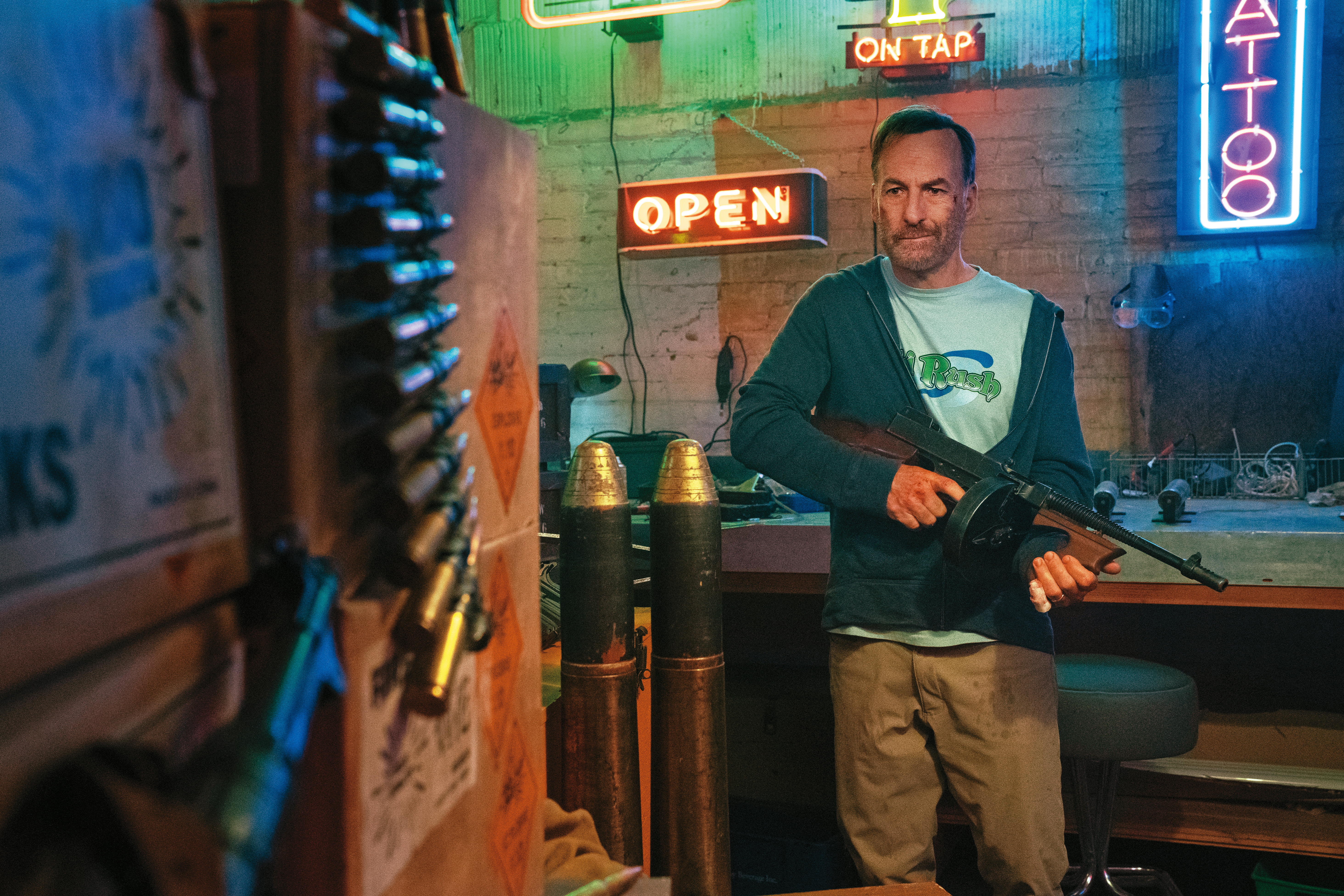 開拍前，奧登科克接受資深特技演員指導及嚴格飲控，他在兩部《無名弒》中的表現有肉眼可見的進步。（UIP提供）