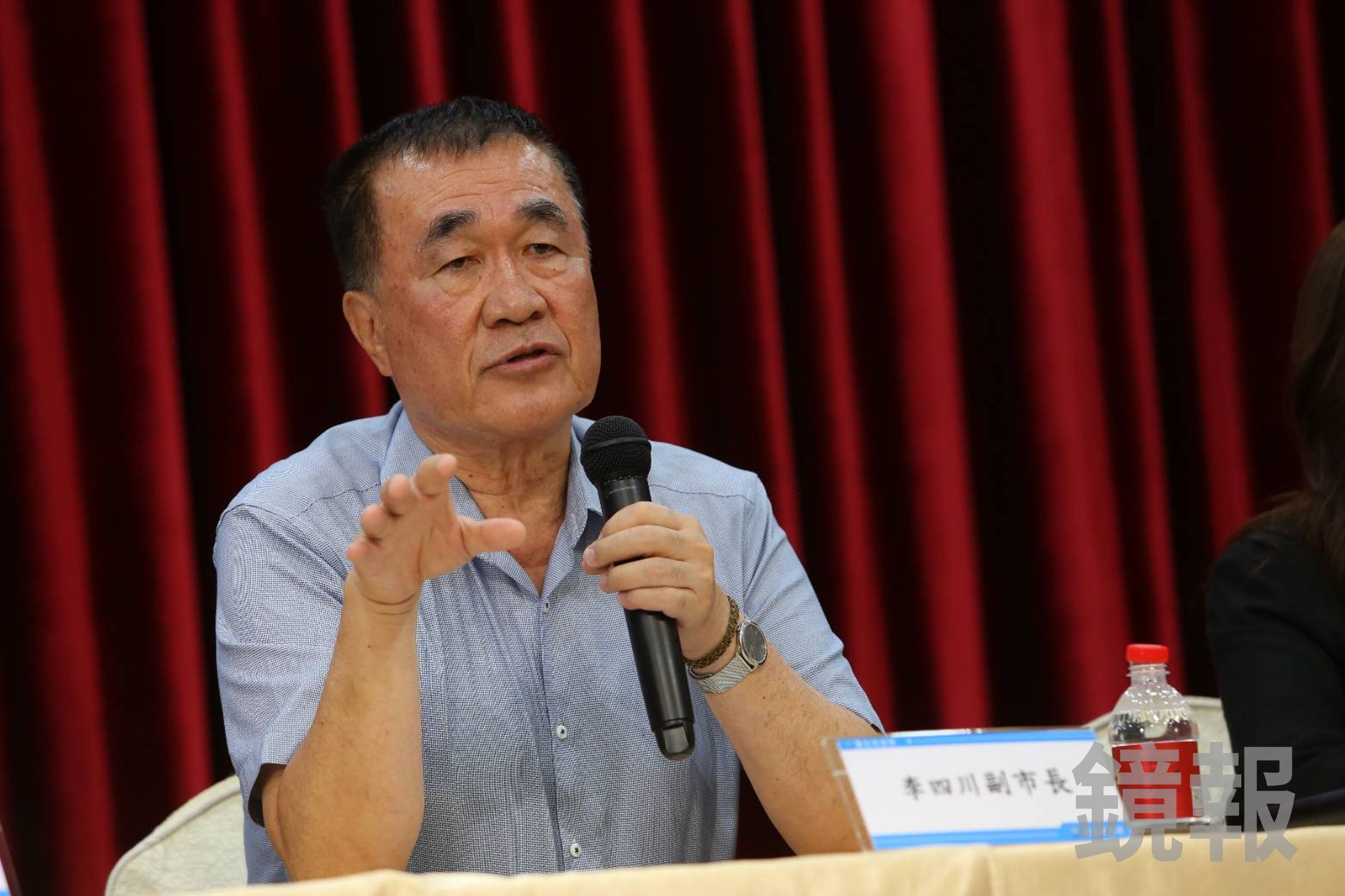 針對胞弟違法爭議,李四川再度做出回應。(鏡報姜永年)