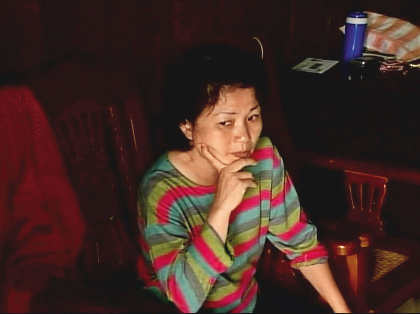 2006年新的DNA鑑定排除呂金鎧涉案，可惜呂已放棄上訴。當時呂秋容接受媒體採訪。（東森新聞提供）