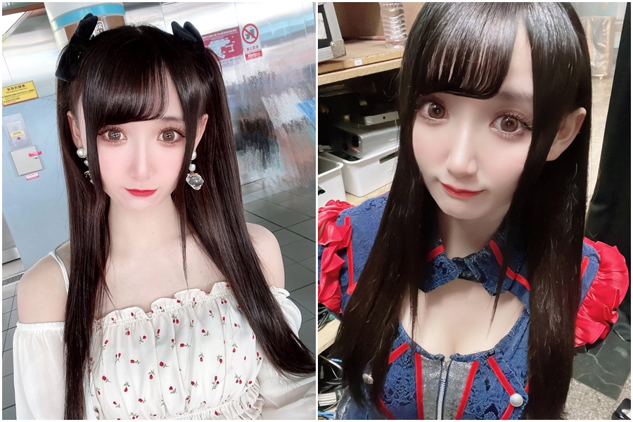 日本地下偶像女團「音律寶石」近日來台演出，沒想到成員彩瀨千聖（圖）在抵台第二天竟遭流浪狗追趕咬傷。（翻攝自X@TJPchihiro）