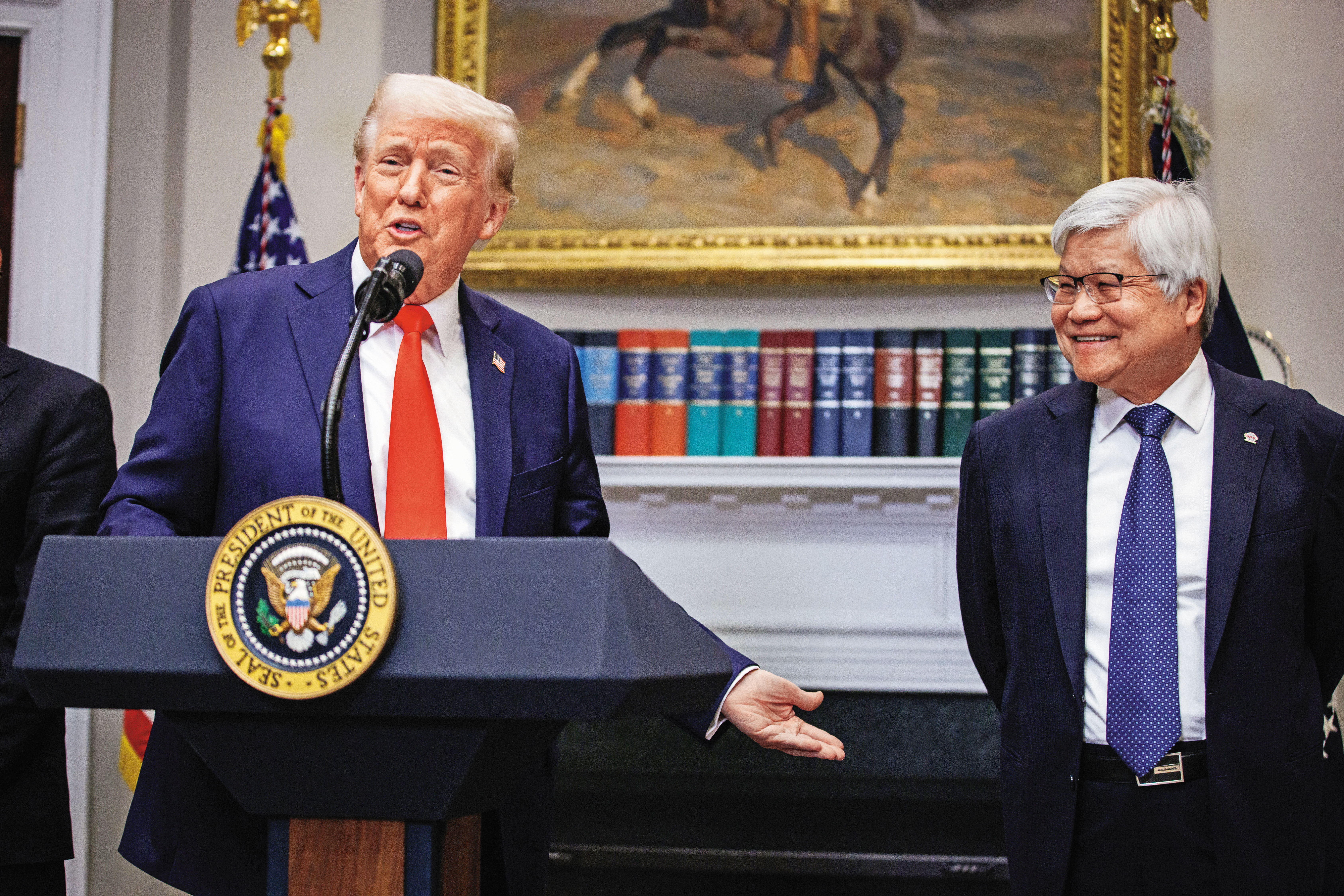 在關稅談判前，台積電就已宣布赴美投資1,650億美元，也讓美方在這次台美關稅談判要求得更多。（東方IC）