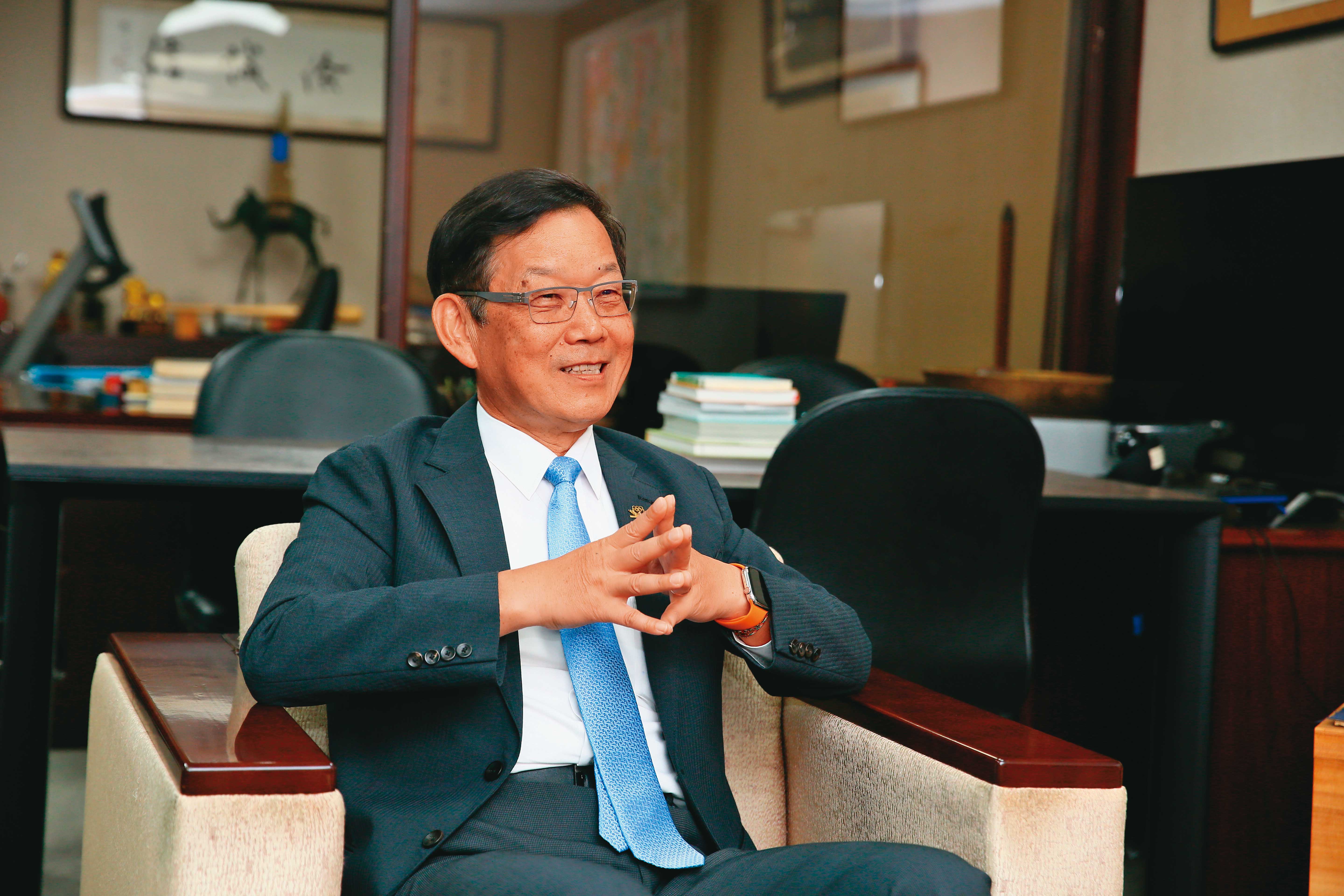 勤美董事長林廷芳接受本刊專訪，分享開發台中草悟道就像拼圖，一塊塊持續拚下去。