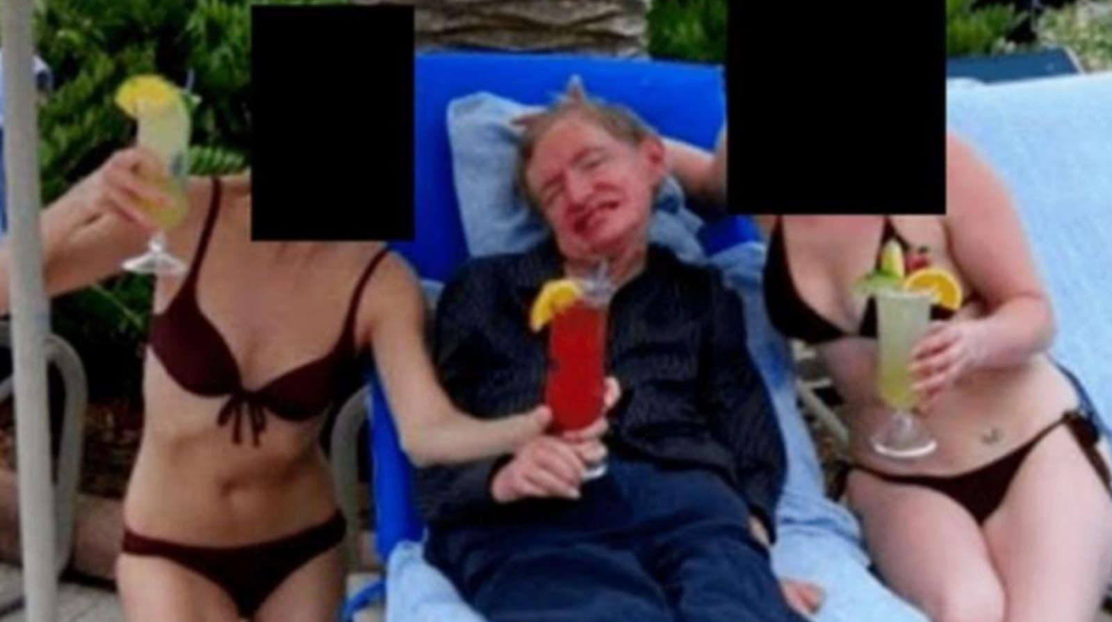 霍金捲淫魔艾普斯坦名單?「比基尼辣妹夾擊合照」 家屬痛揭真相:那是24小時看護!