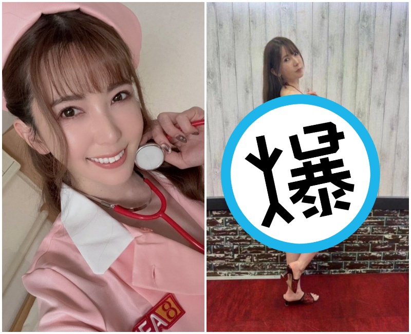 暗黑女神波多野結衣近拍照曝光，身材略顯鬆弛讓大批粉絲崩潰，（翻攝波多野結衣IG／微博）