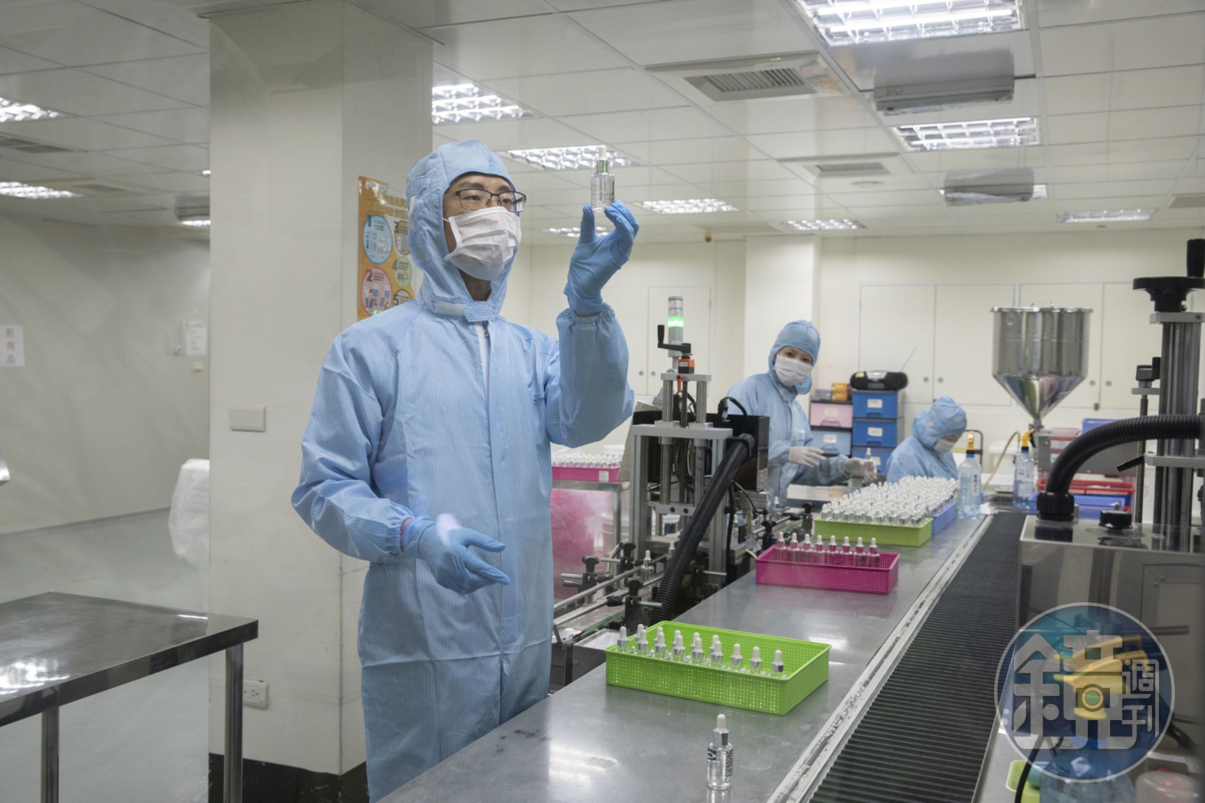 德典生技是台灣唯一擁有自家工廠的醫美保養品業者，還幫不少同業代工。