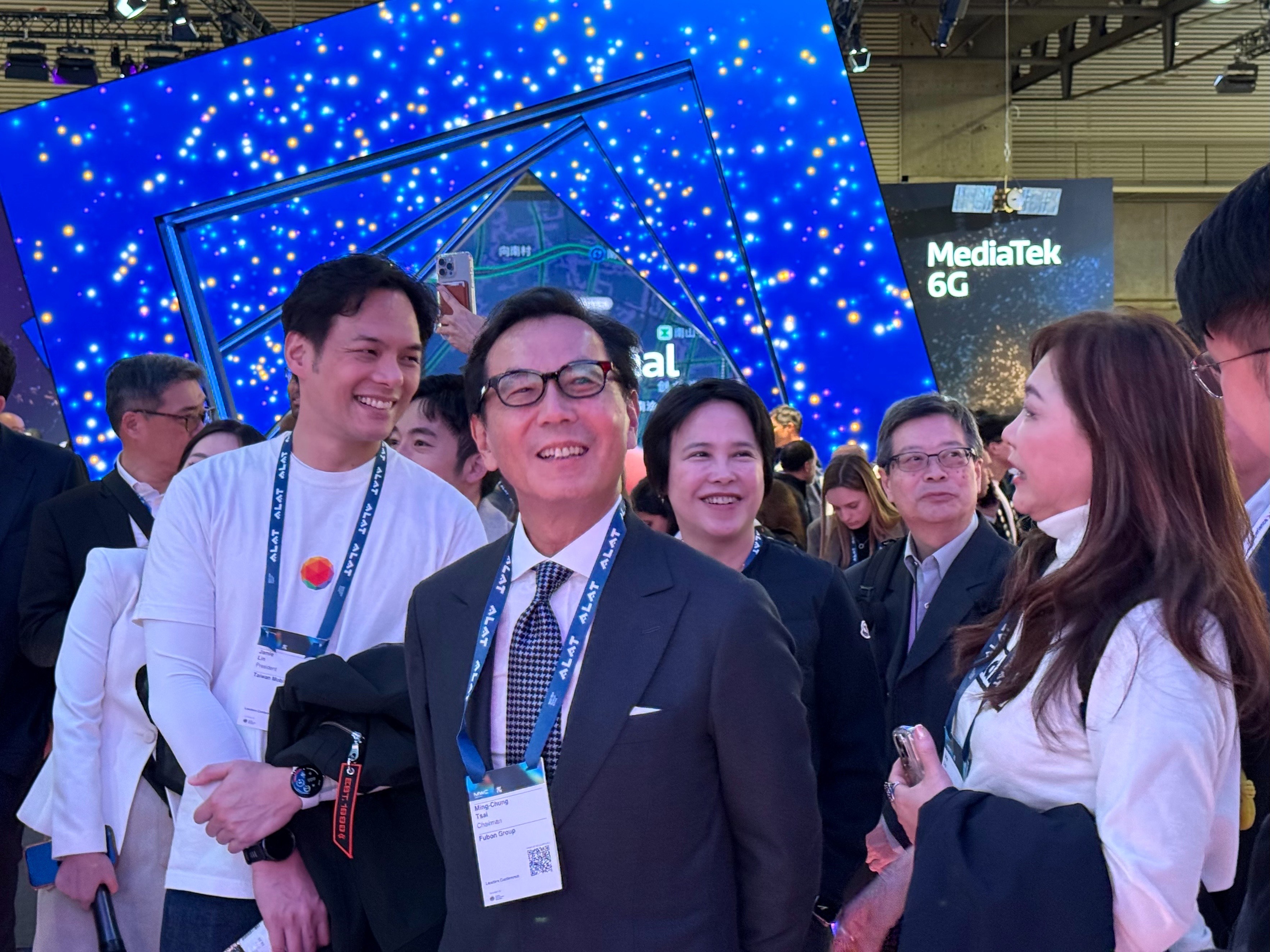 蔡明忠呼籲全球應充分認識台灣在科技創新的關鍵角色，讓AI技術發展惠及全世界。（台灣大提供）