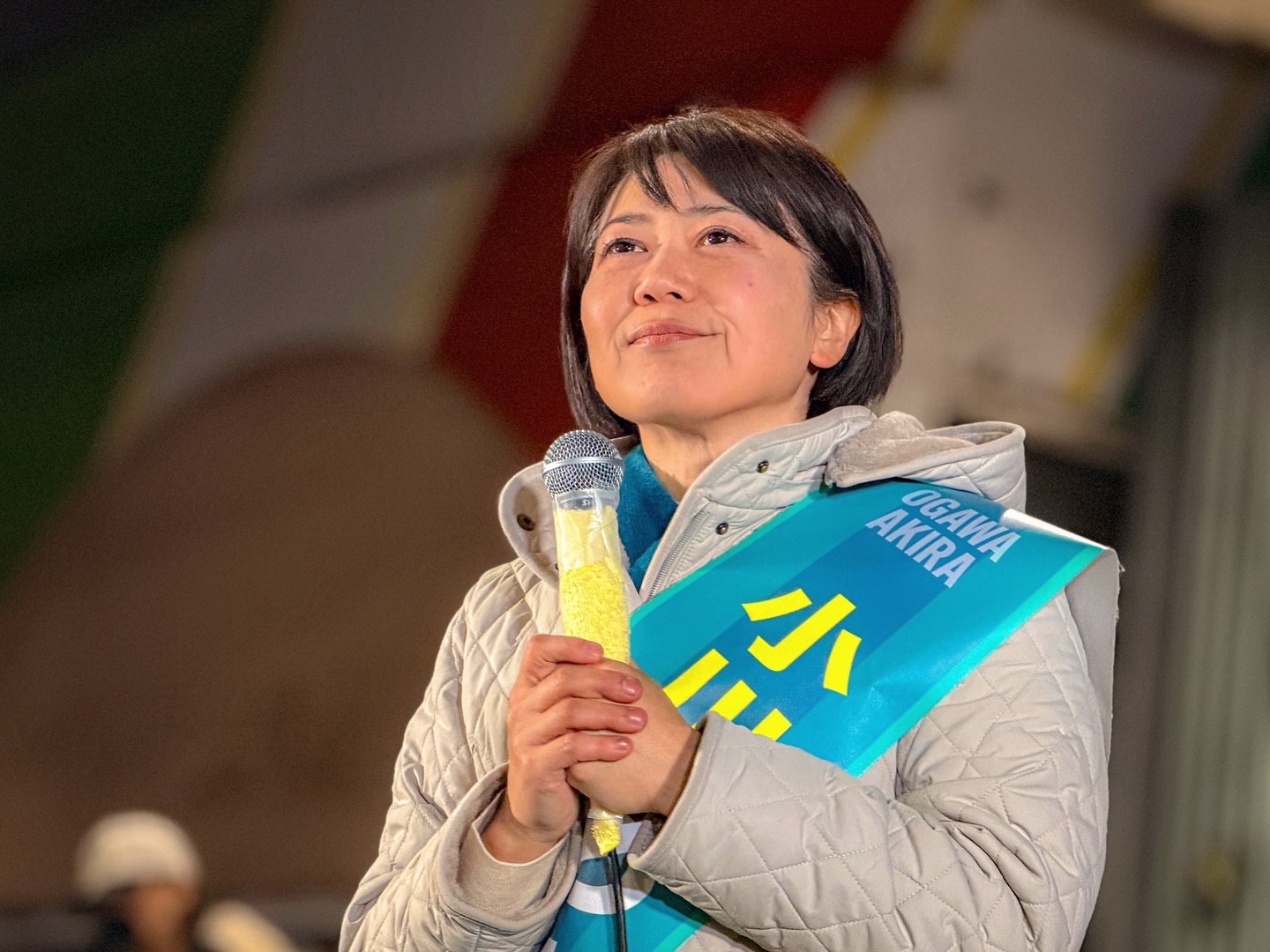 小川晶經歷賓館幽會事件後下台，如今投入市長補選再度當選。（翻攝自小川晶臉書）