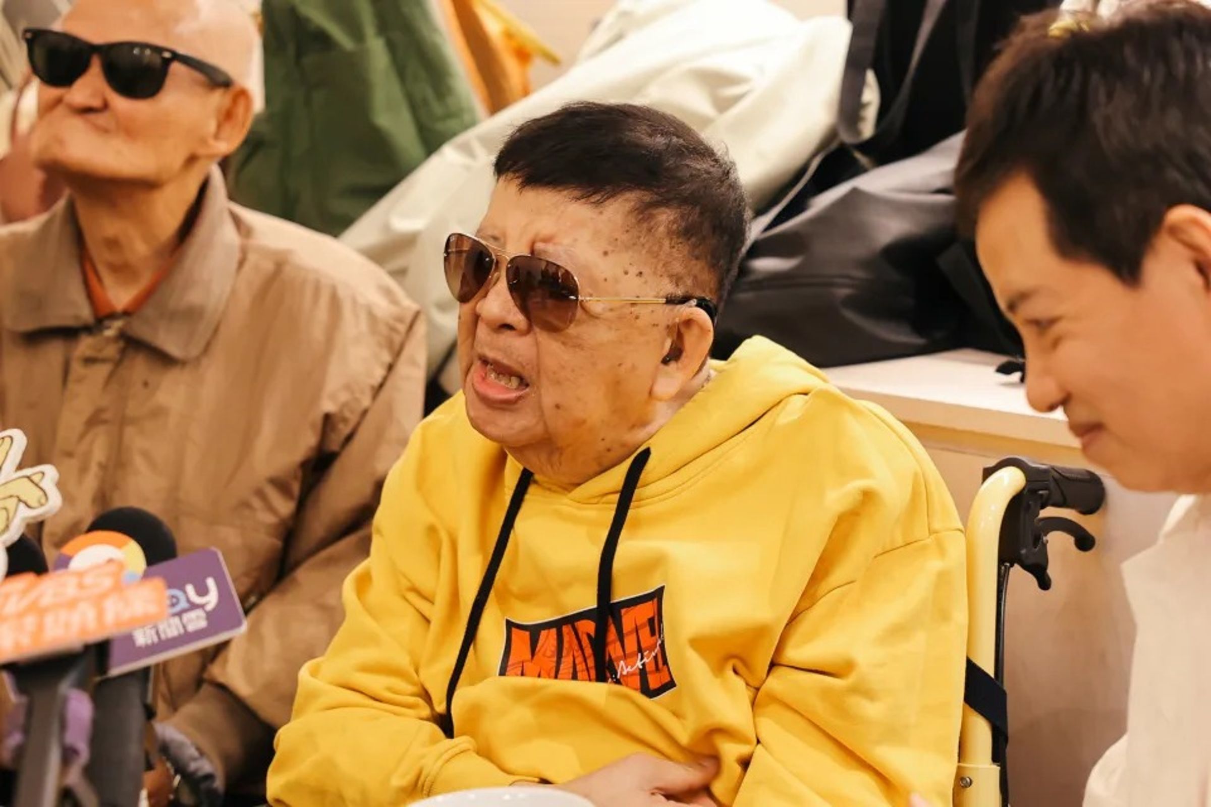 林松義中風遭養子棄養，後怒提收養終止。（台灣優質生命協會提供）