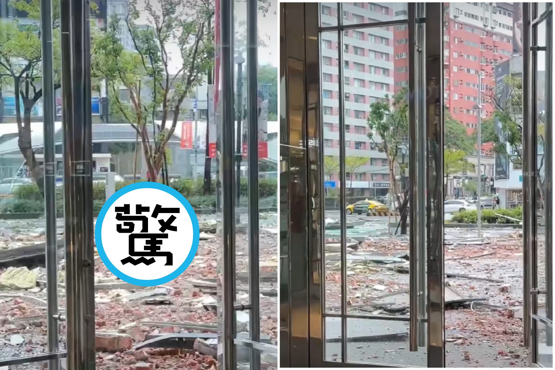 現場明顯可見有民眾倒地。（翻自《記者爆料網》）