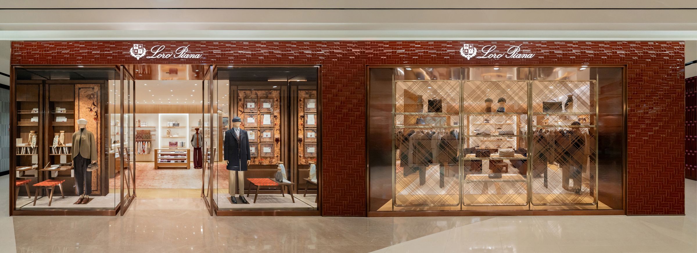 Loro Piana在SOGO台北復興館開設了全新精品店。(Loro Piana提供)