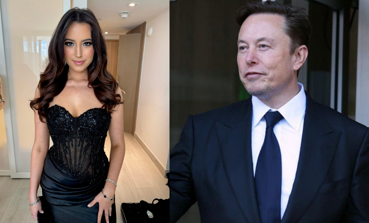 保守派網紅聖克萊爾聲稱生了馬斯克的小孩，目前提告爭取單獨撫養權。（翻攝X@TheRichFromCali、@stclairashley）