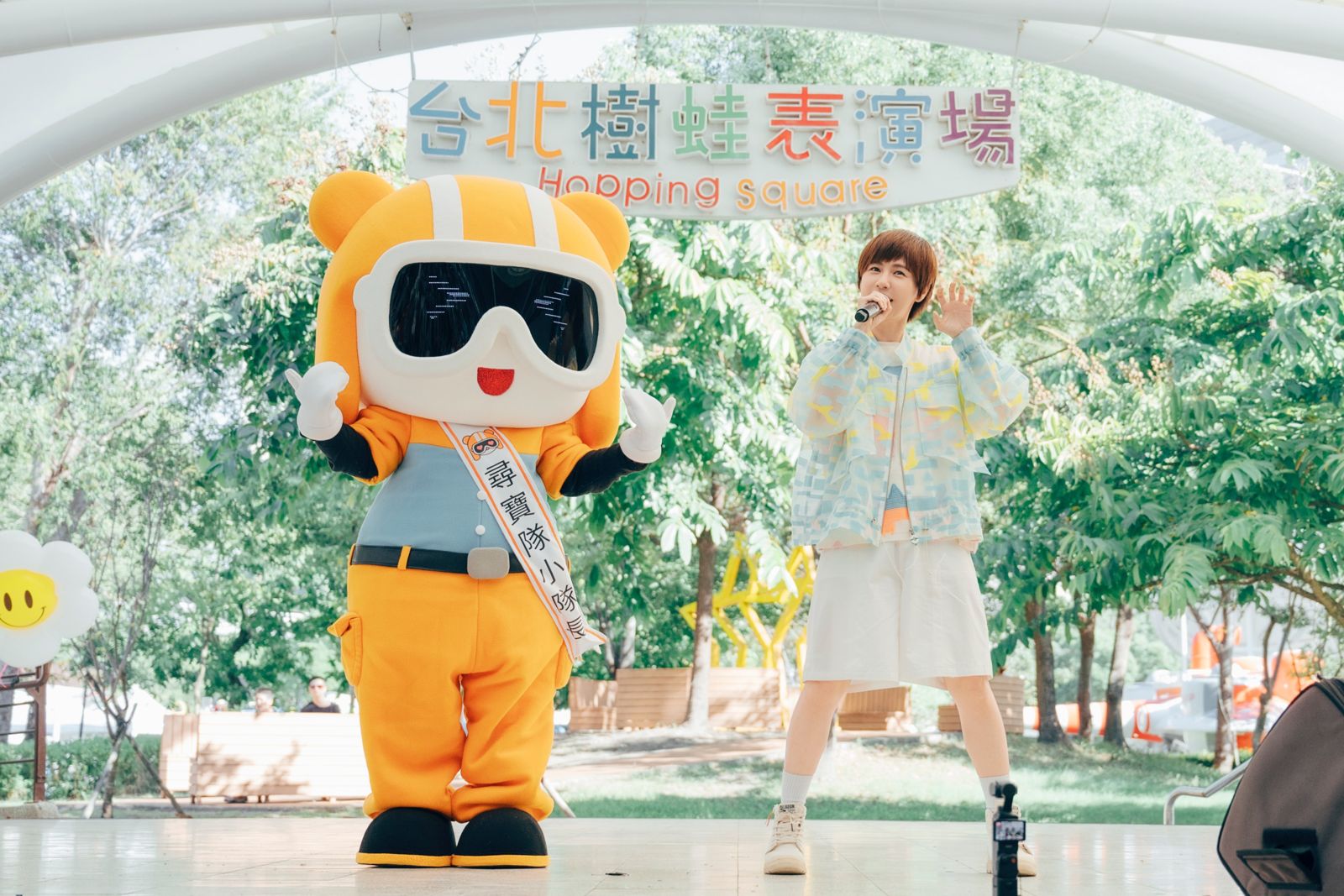 小魏魏嘉瑩500粉絲塞爆兒童新樂園 「虎爪舞」嗨翻大小朋友